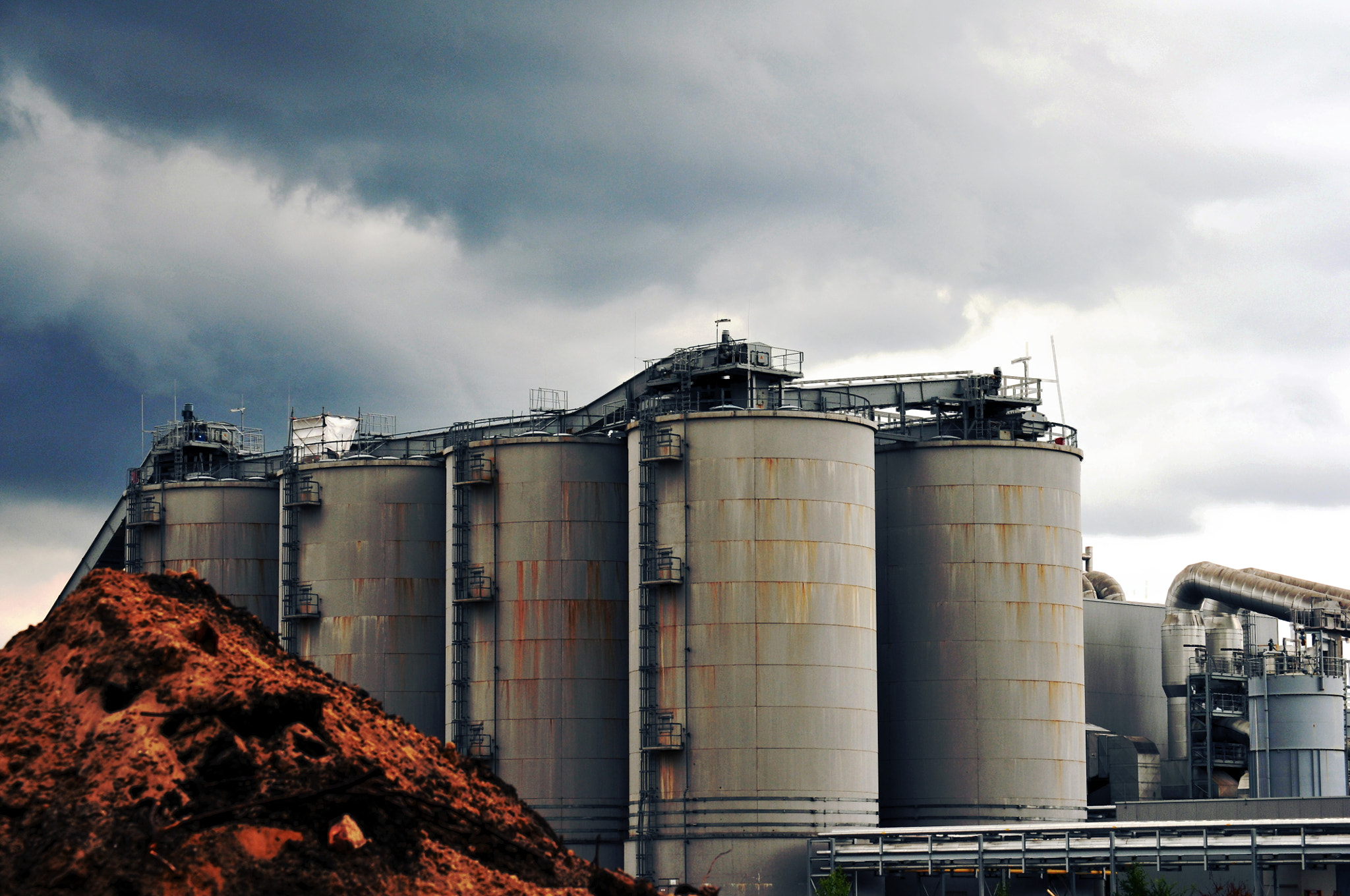 Nikon D300 sample photo. Rwe industrie  photography