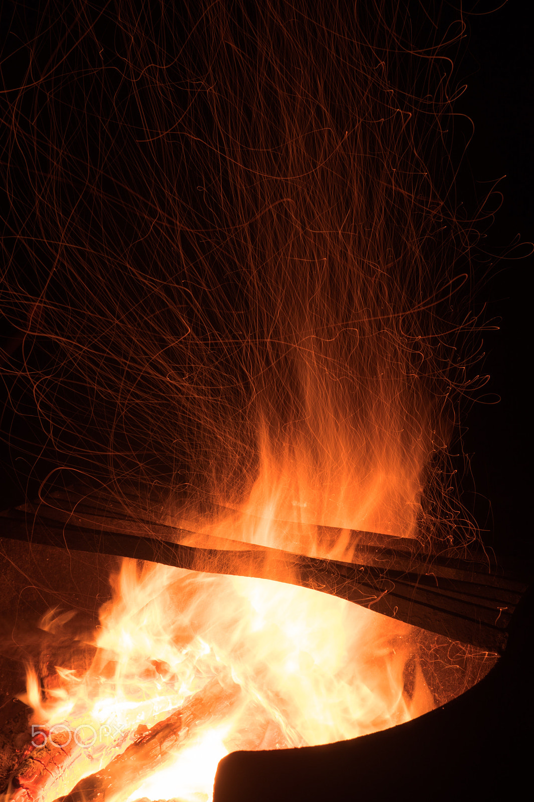 Panasonic Lumix DMC-GH4 + LUMIX G 20/F1.7 II sample photo. Fire sparks photography