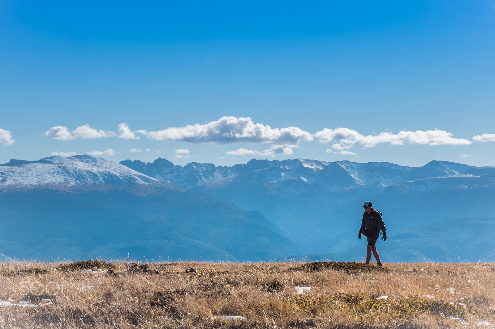 Panasonic Lumix DMC-GH4 sample photo. Hiker alpine photography
