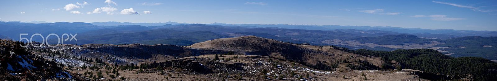 Panasonic Lumix DMC-GH4 sample photo. Mountain top panorama photography