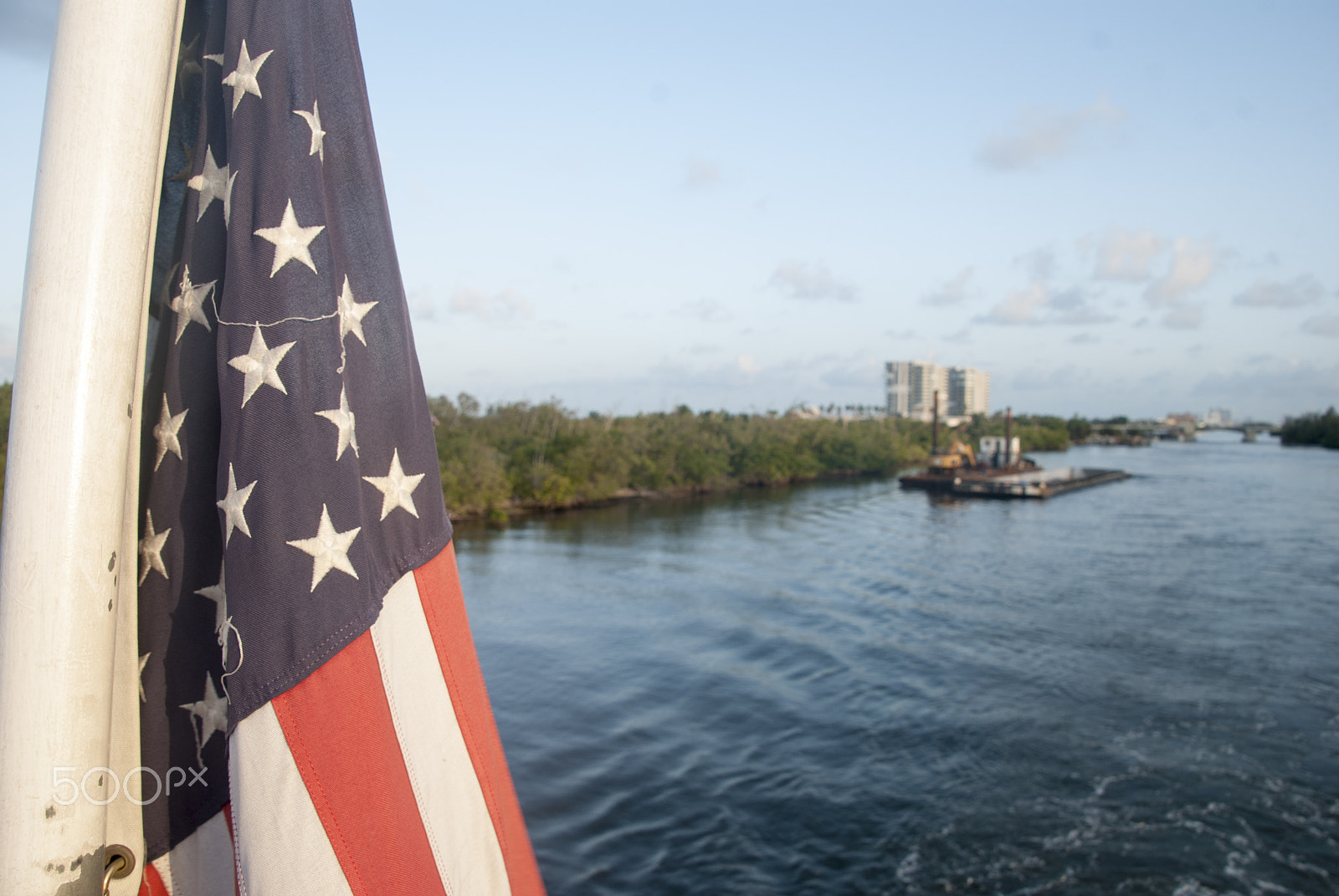 Nikon D40X sample photo. Old glory and intercoastal photography