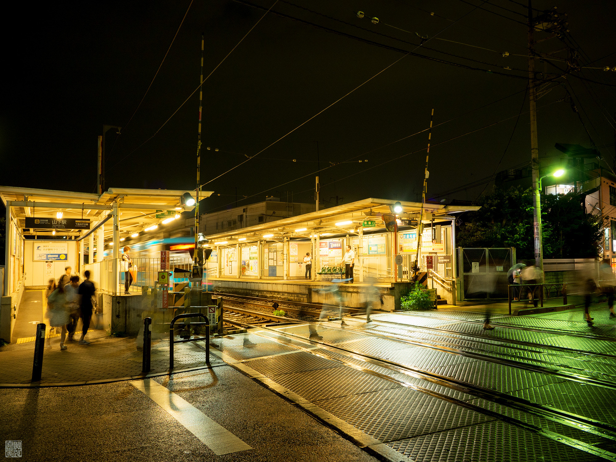 Olympus OM-D E-M10 + Panasonic Lumix G Vario 7-14mm F4 ASPH sample photo. After the rain at yamashita station photography