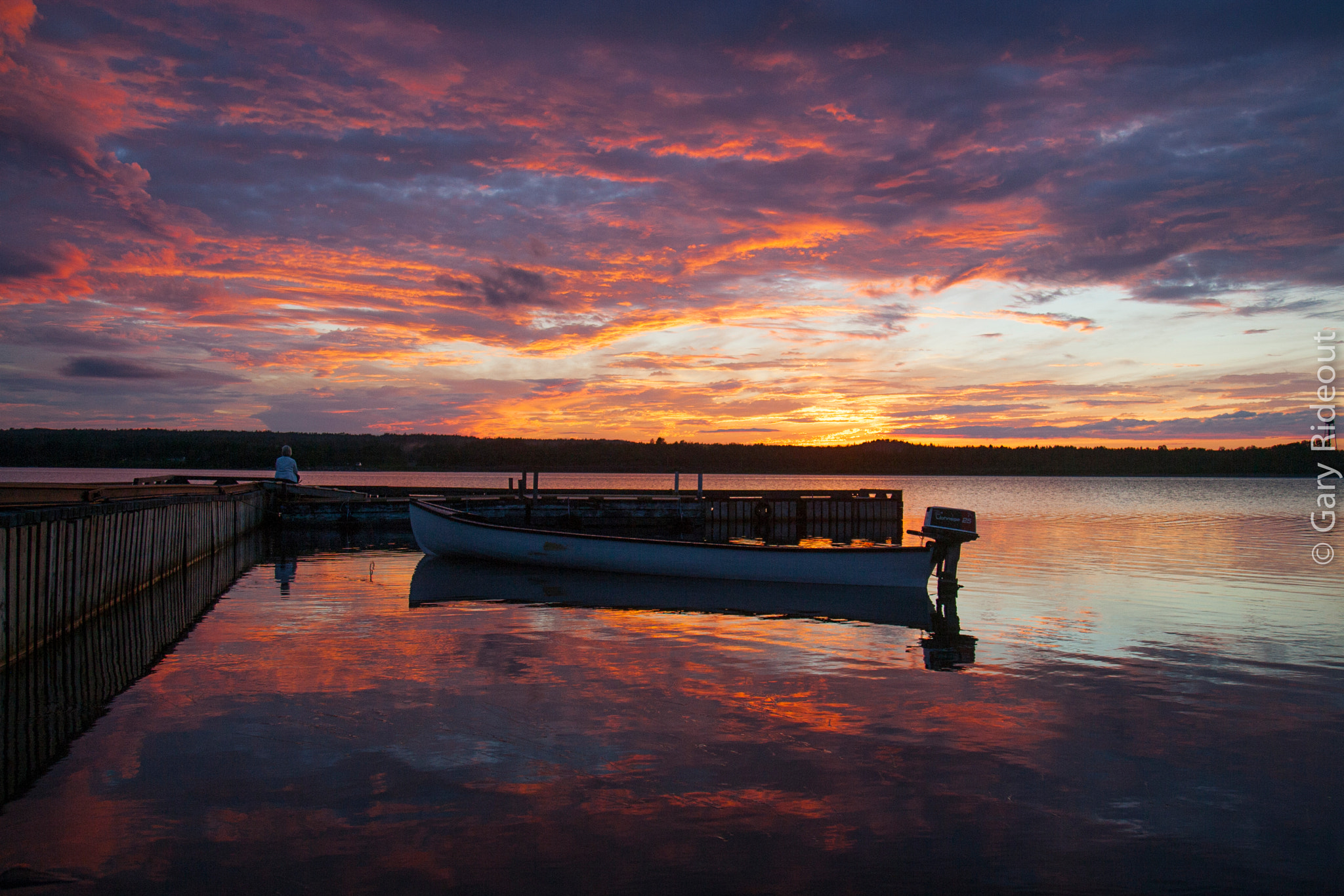 Canon EOS-1D Mark II + Canon EF 24-105mm F4L IS USM sample photo. Sunset on the gander river... newfoundland photography