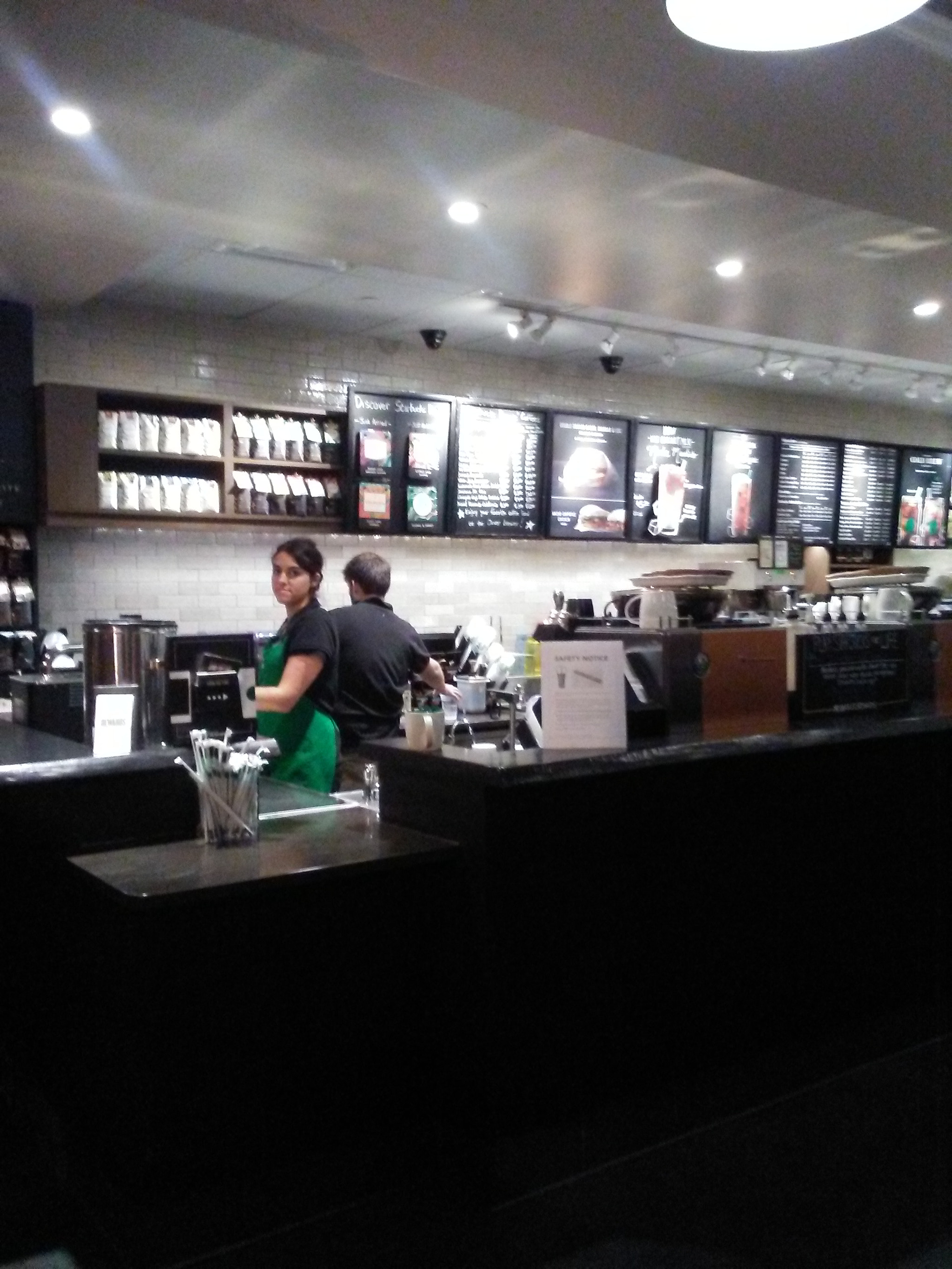 LG M1 sample photo. Starbucks in cranford, nj photography