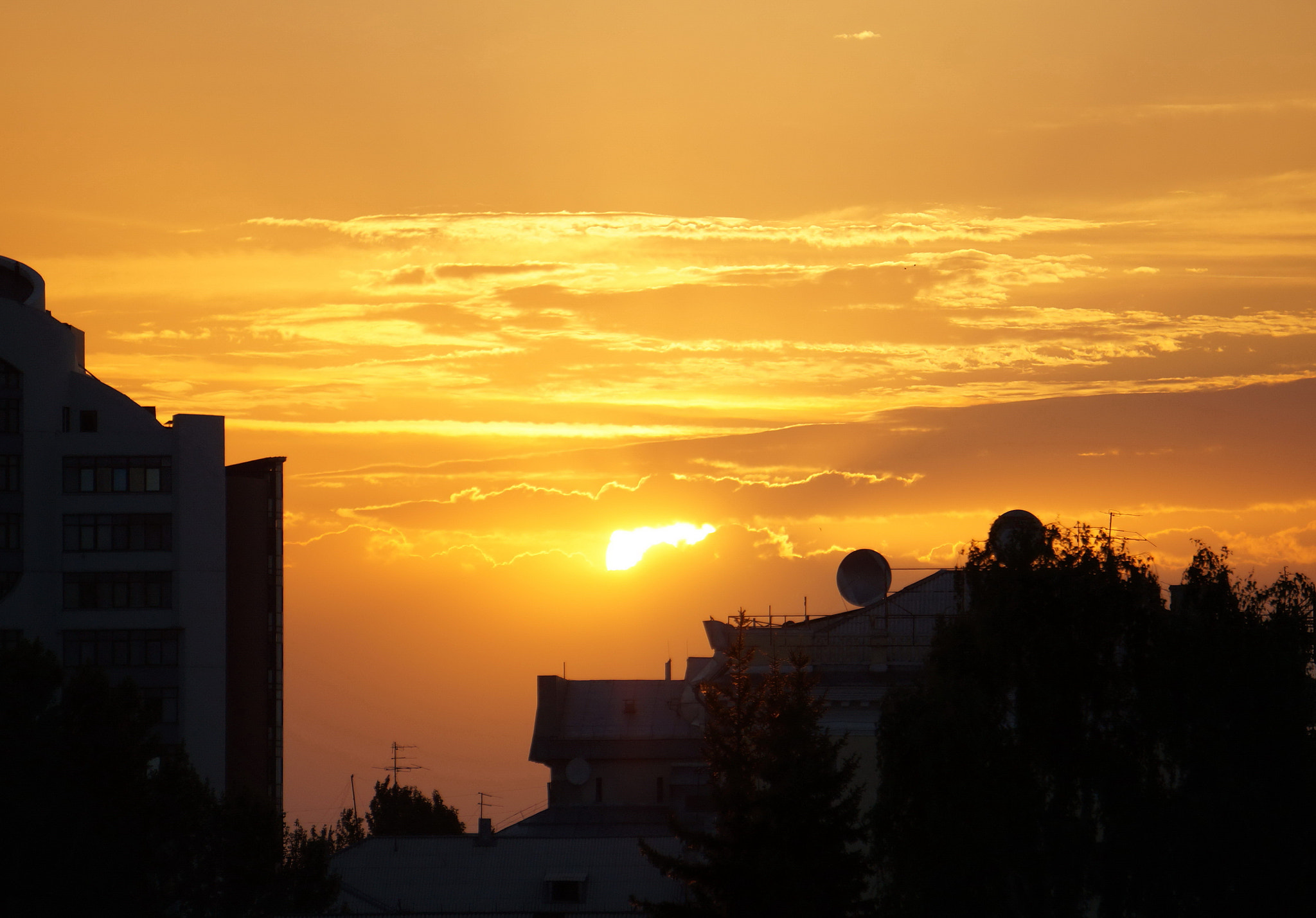 Sony Alpha NEX-F3 sample photo. Morning in barnaul city photography