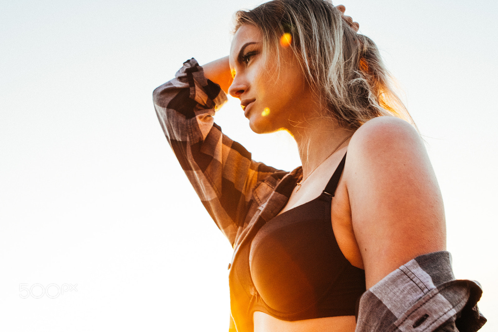 Sony a6300 + Sony DT 50mm F1.8 SAM sample photo. Young girl on sunset photography