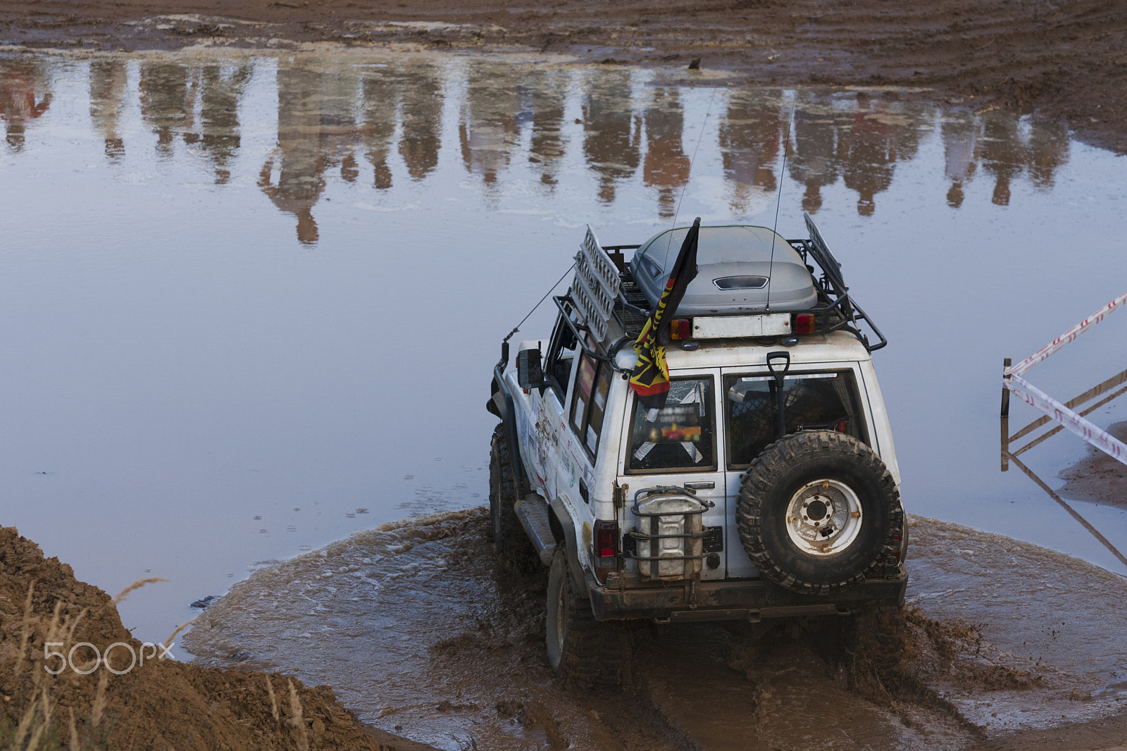 Canon EOS-1D Mark II N sample photo. The machine for off-road fording photography