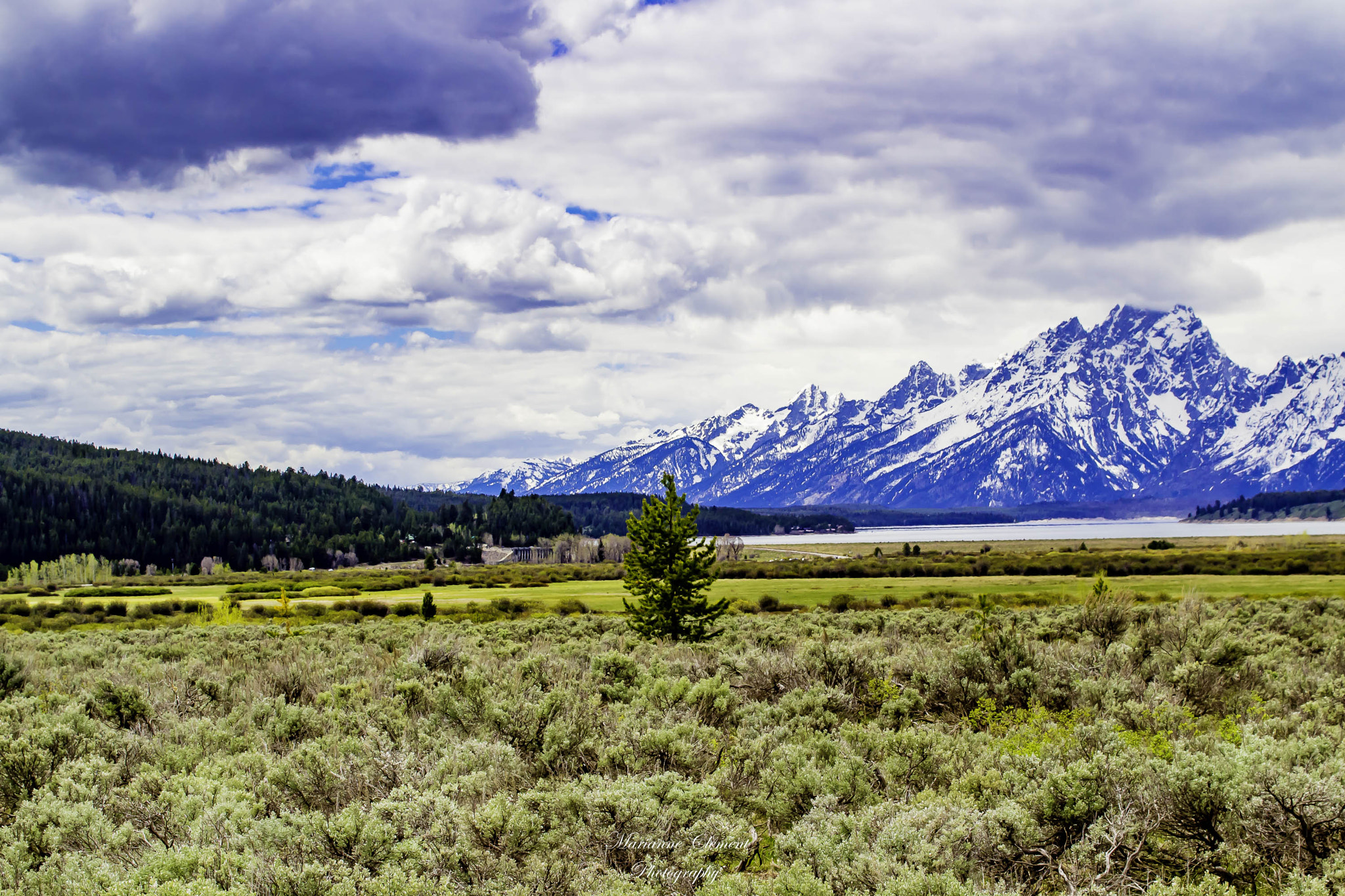 Canon EOS 1200D (EOS Rebel T5 / EOS Kiss X70 / EOS Hi) sample photo. Jackson lake, jackson lake dam, tetons photography