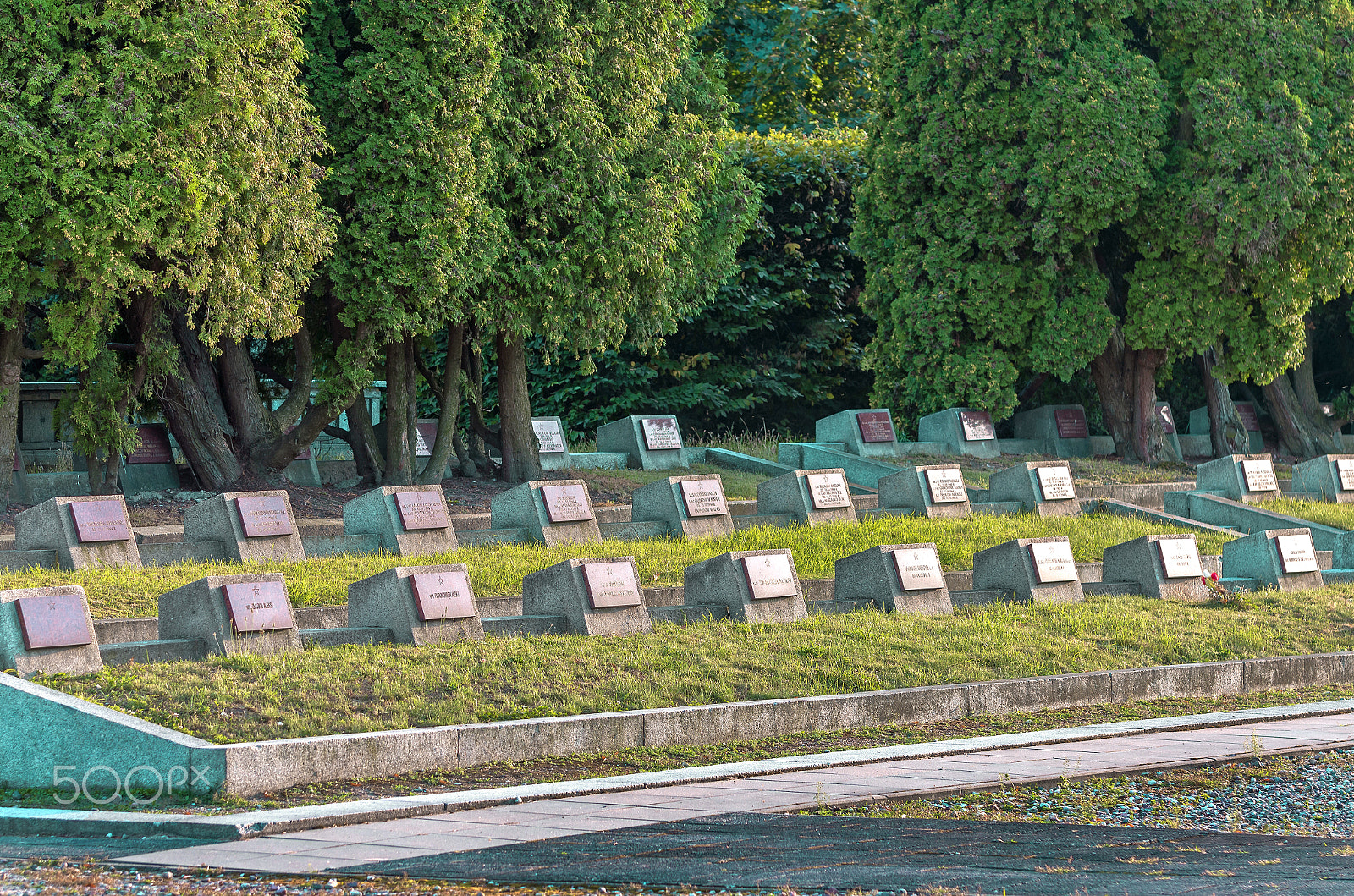 Pentax K-5 II sample photo. Poland - cemetery-mausoleum of the soviet army soldiers photography
