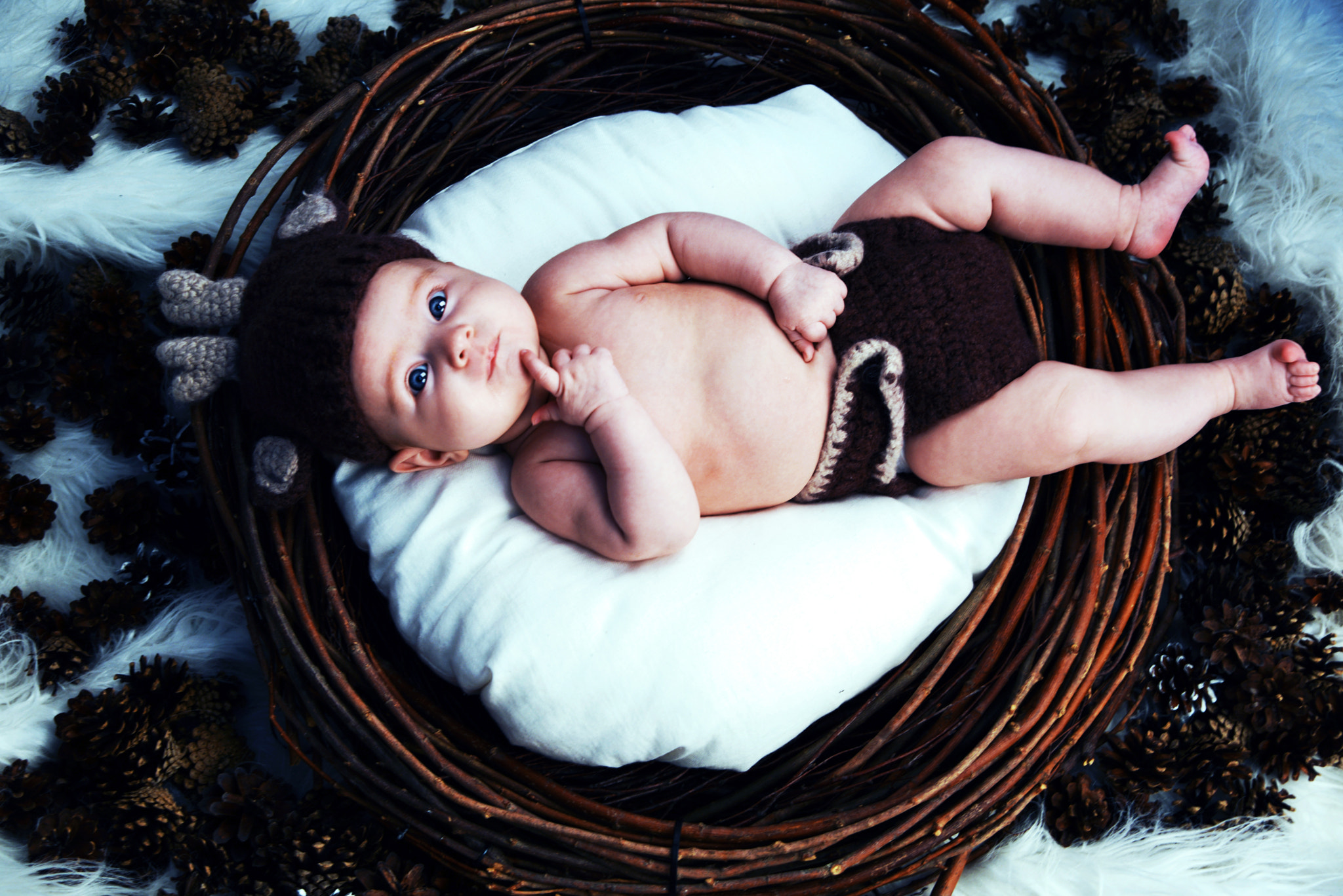IX-Nikkor 60-180mm f/4.5-5.6 sample photo. Baby photography