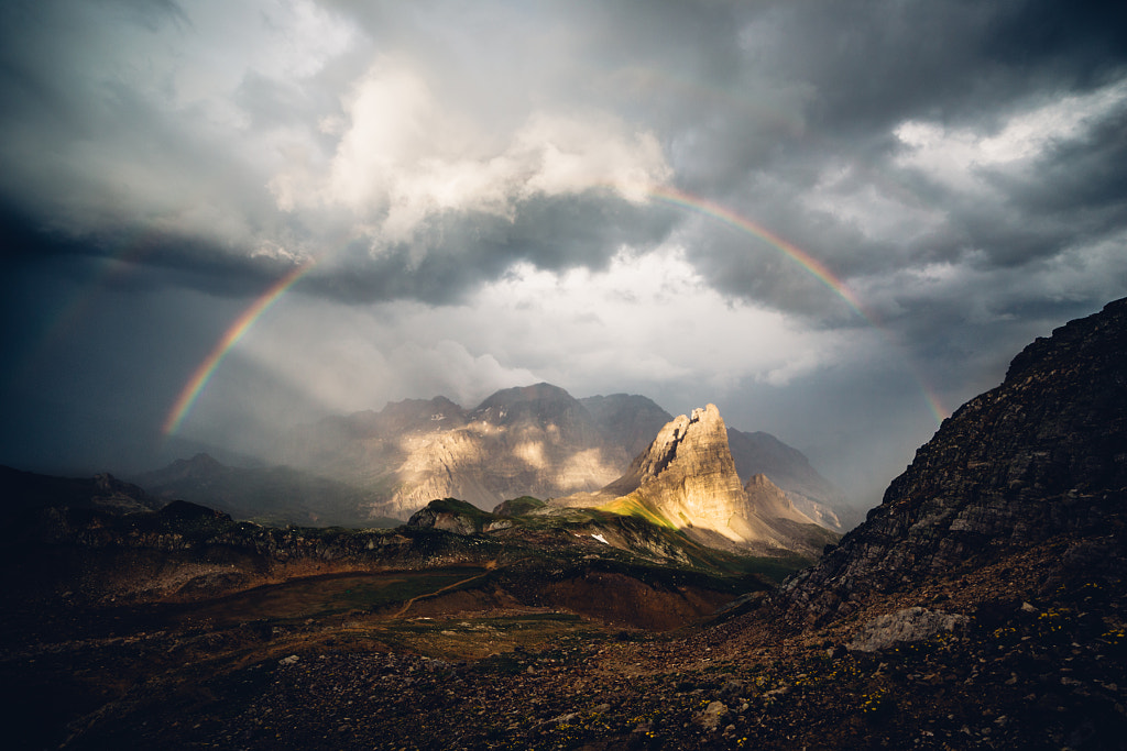 Rainbow over the Grand Serus by Federico Ravassard on 500px.com