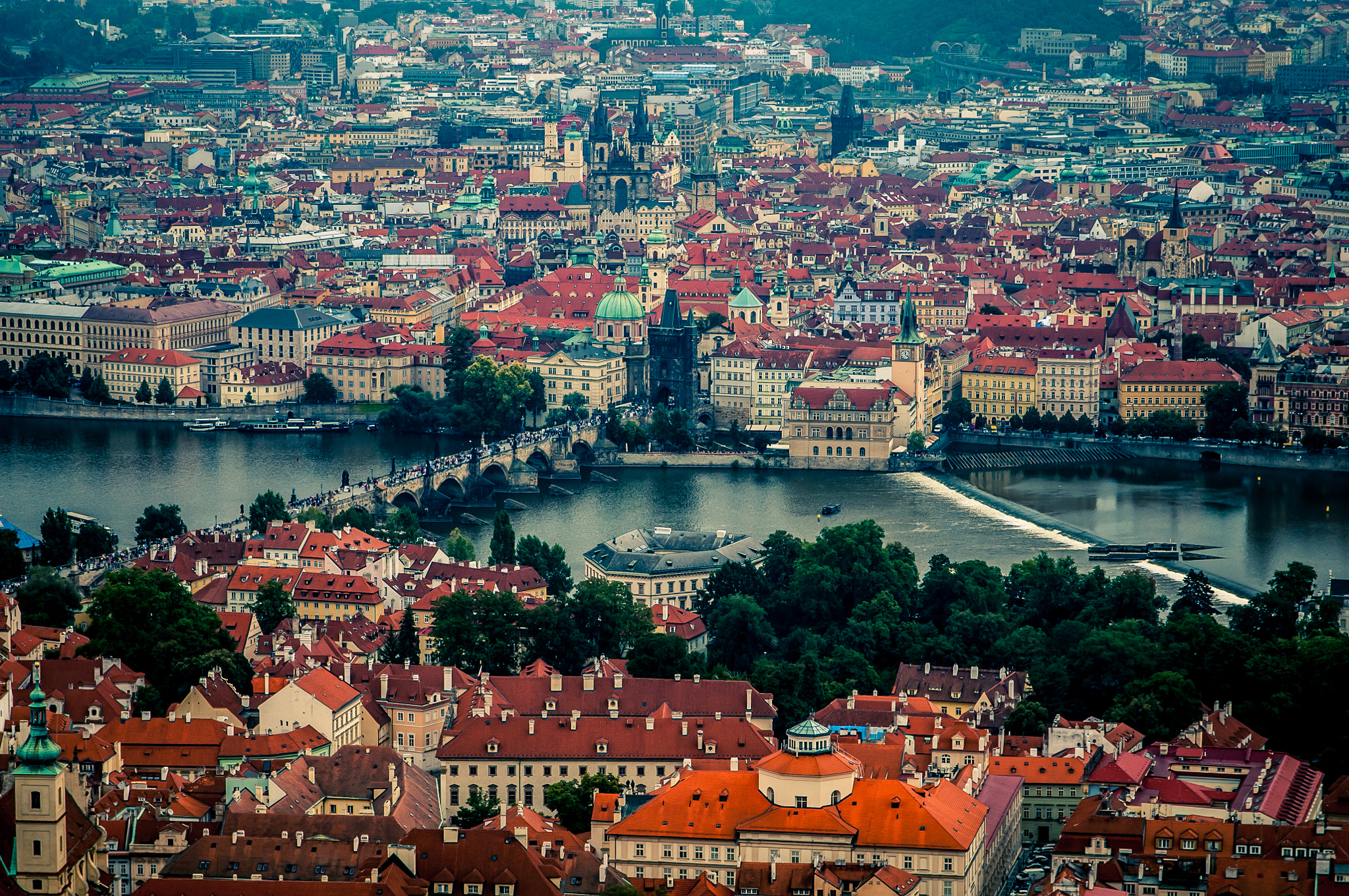 Sigma 17-70mm F2.8-4 DC Macro OS HSM | C sample photo. Prague from above, czech republic photography