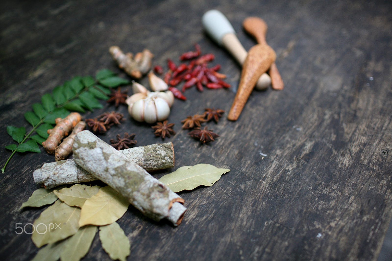 Canon EOS 5D + Canon EF 35mm F1.4L USM sample photo. Spices photography
