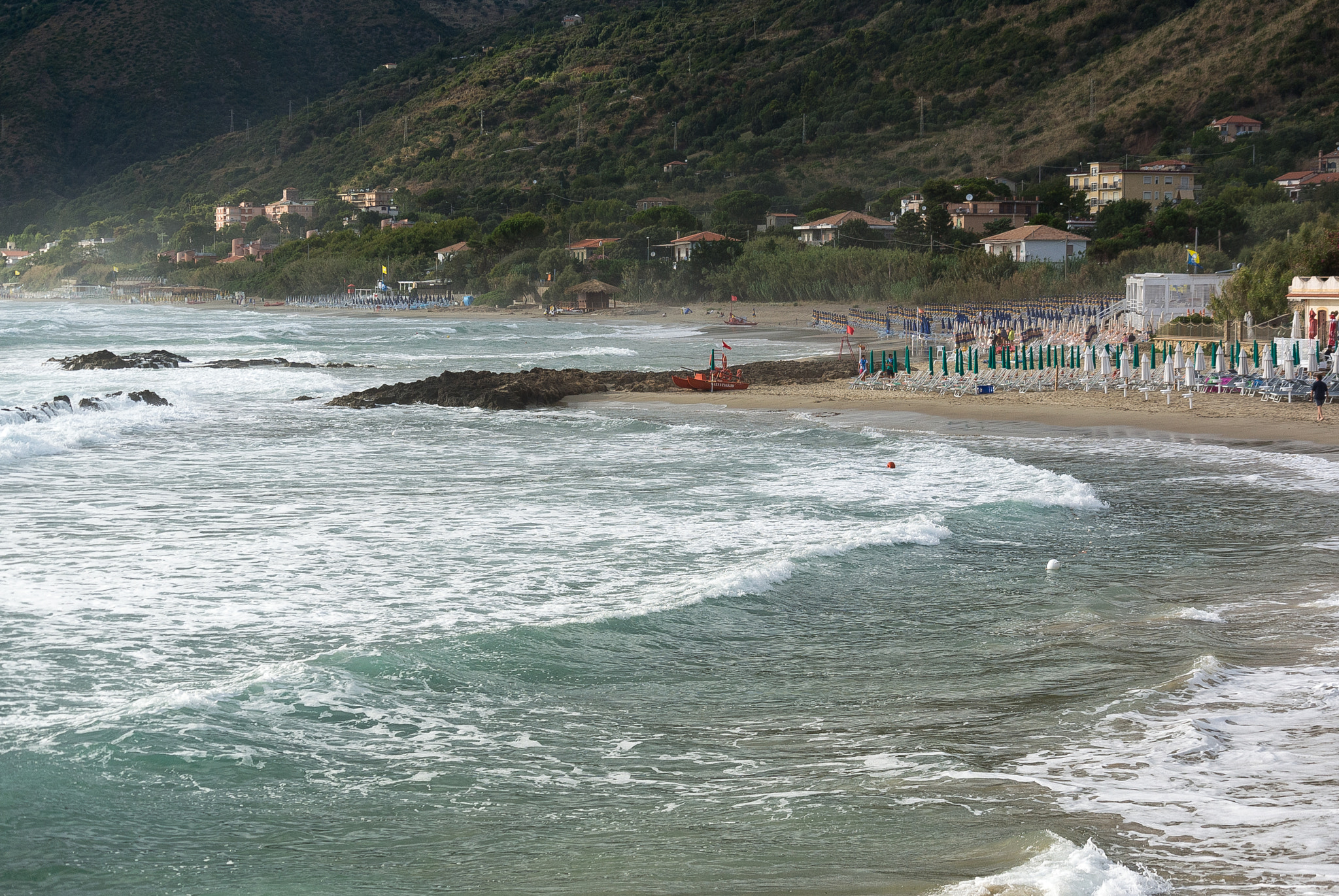Nikon 1 Nikkor VR 30-110mm F3.8-5.6 sample photo. Acciaroli beach, cilento, italy photography