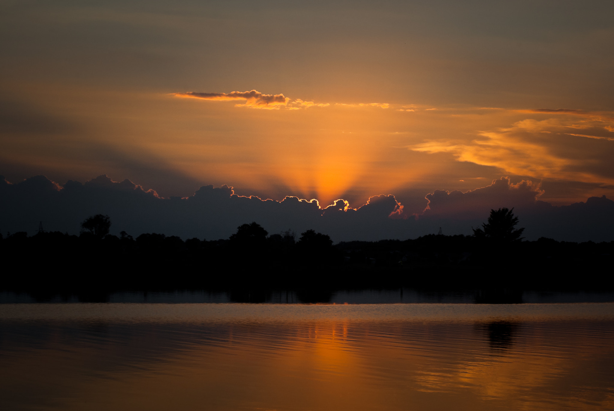 Sony Alpha DSLR-A330 sample photo. Sunset photography