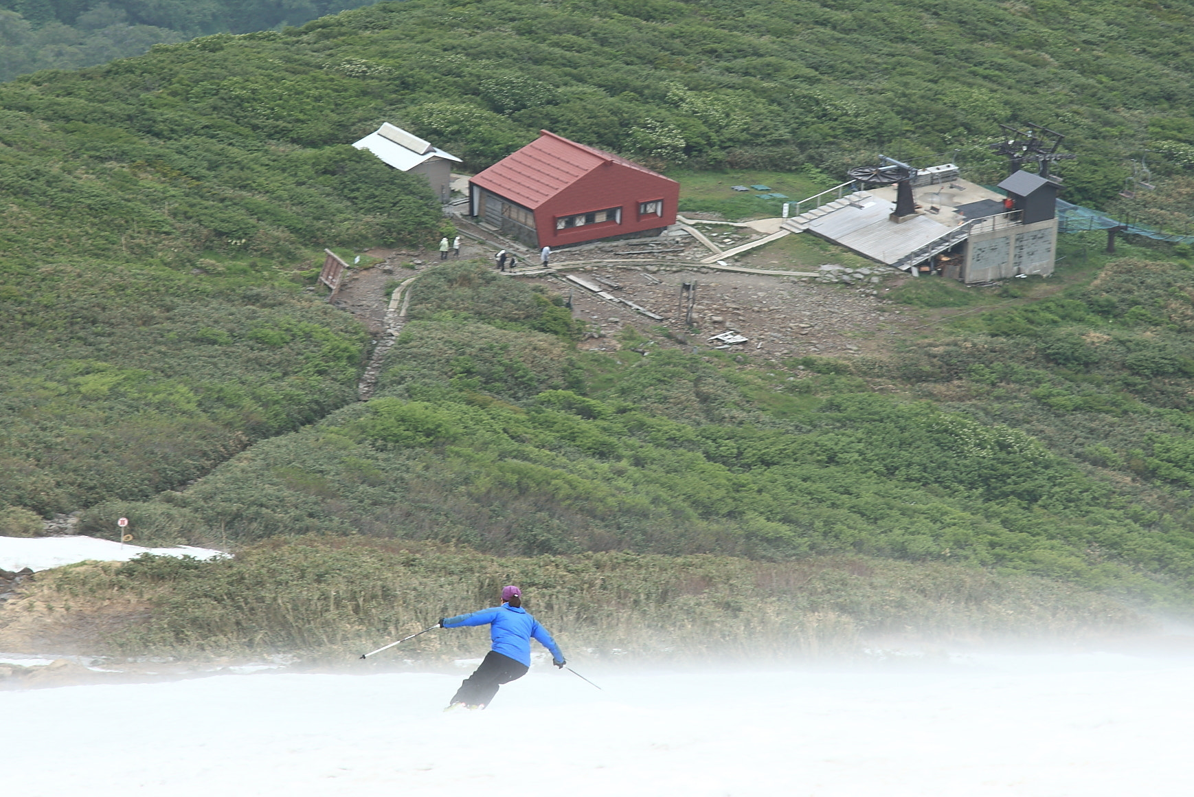 Canon EF 24-105mm F4L IS USM sample photo. Summer ski in mt.gassan photography