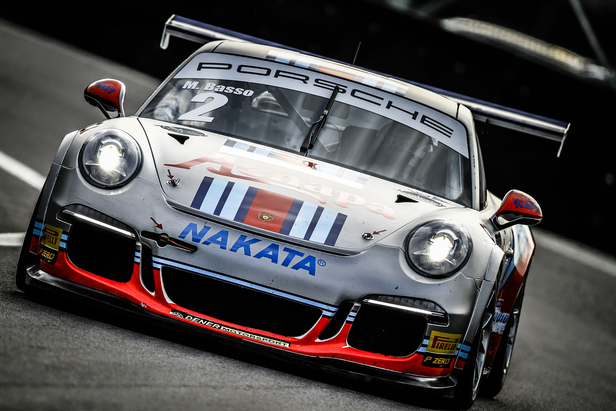 Canon EF 400mm F2.8L IS II USM sample photo. Porsche gt3 cup challenge photography