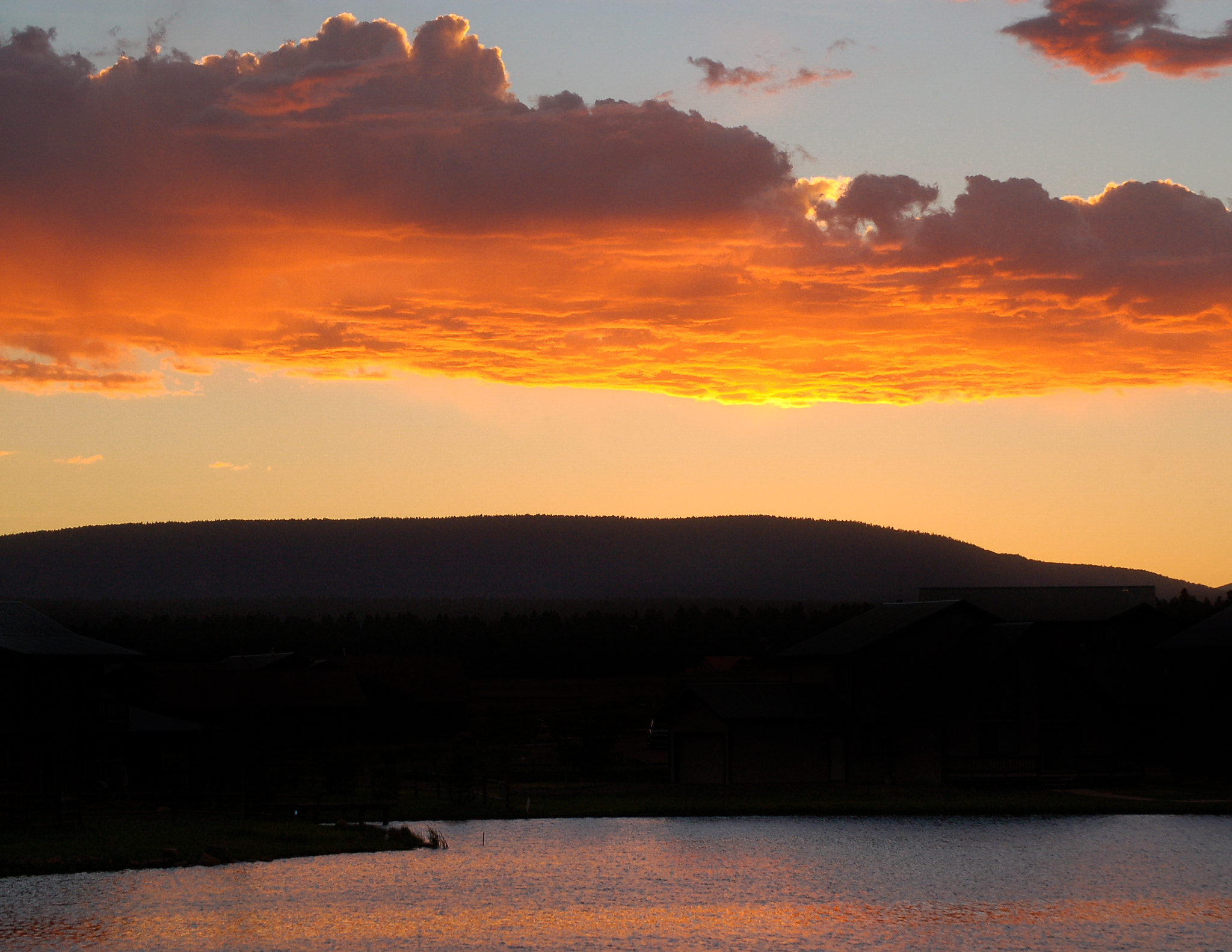 Nikon D50 sample photo. Pagosa sunset photography