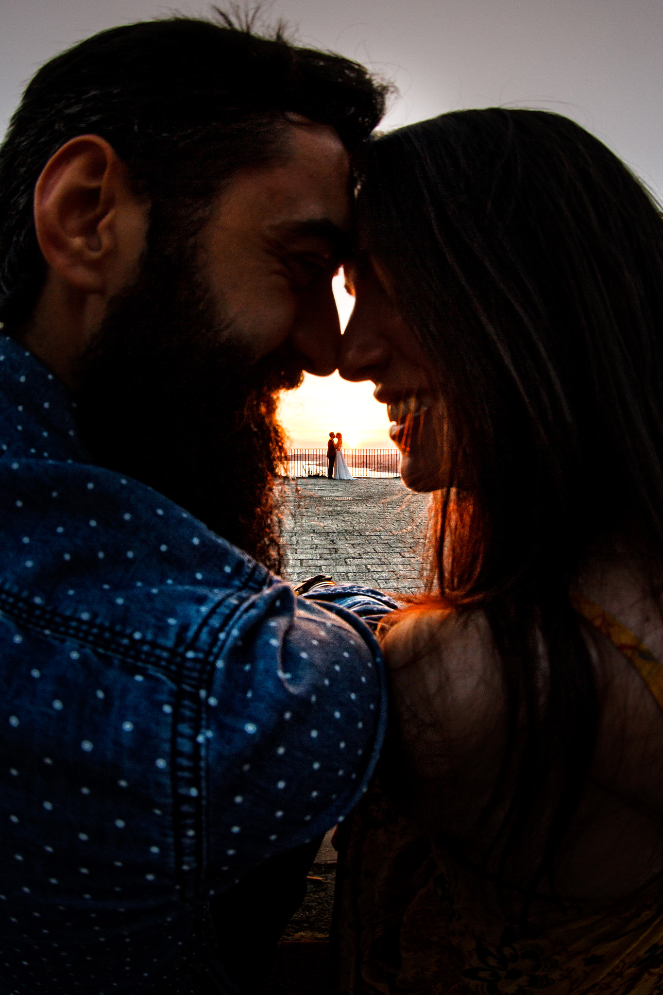 Canon EF 8-15mm F4L Fisheye USM sample photo. Two couple photography