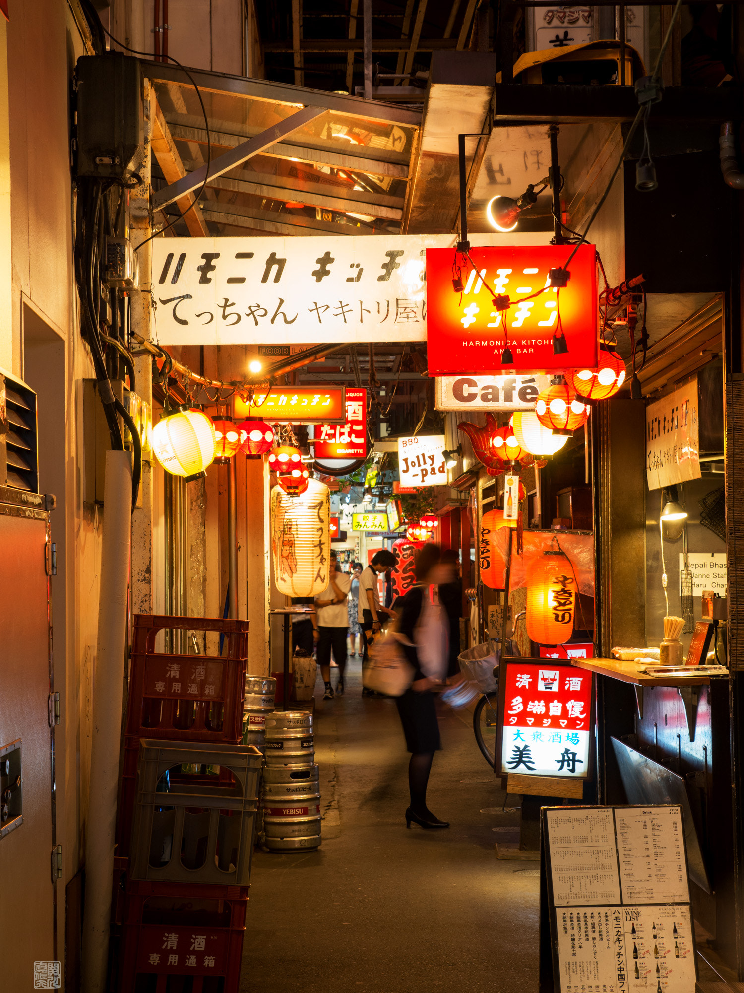 Panasonic Lumix G X Vario 12-35mm F2.8 ASPH Power OIS sample photo. Tokyo narrow alley, kichijōji photography