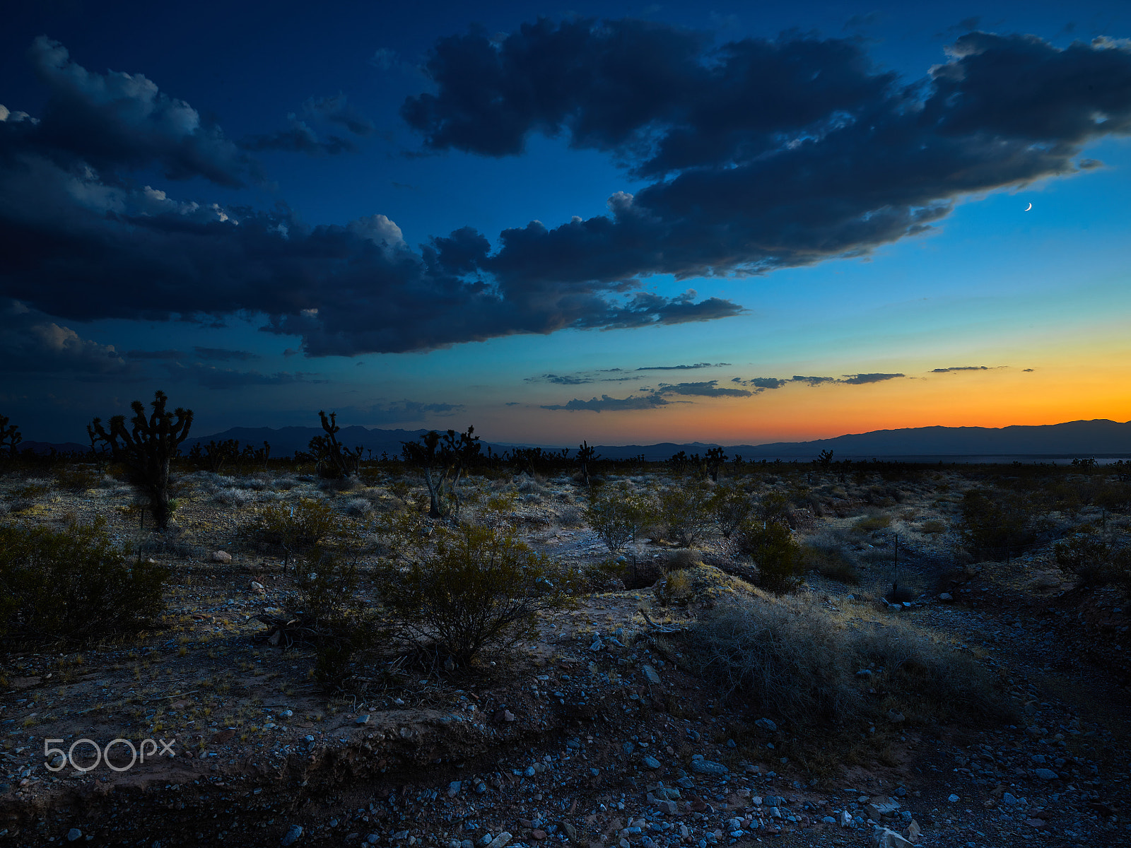Schneider LS 35mm f/3.5 sample photo. Nevada sunset photography