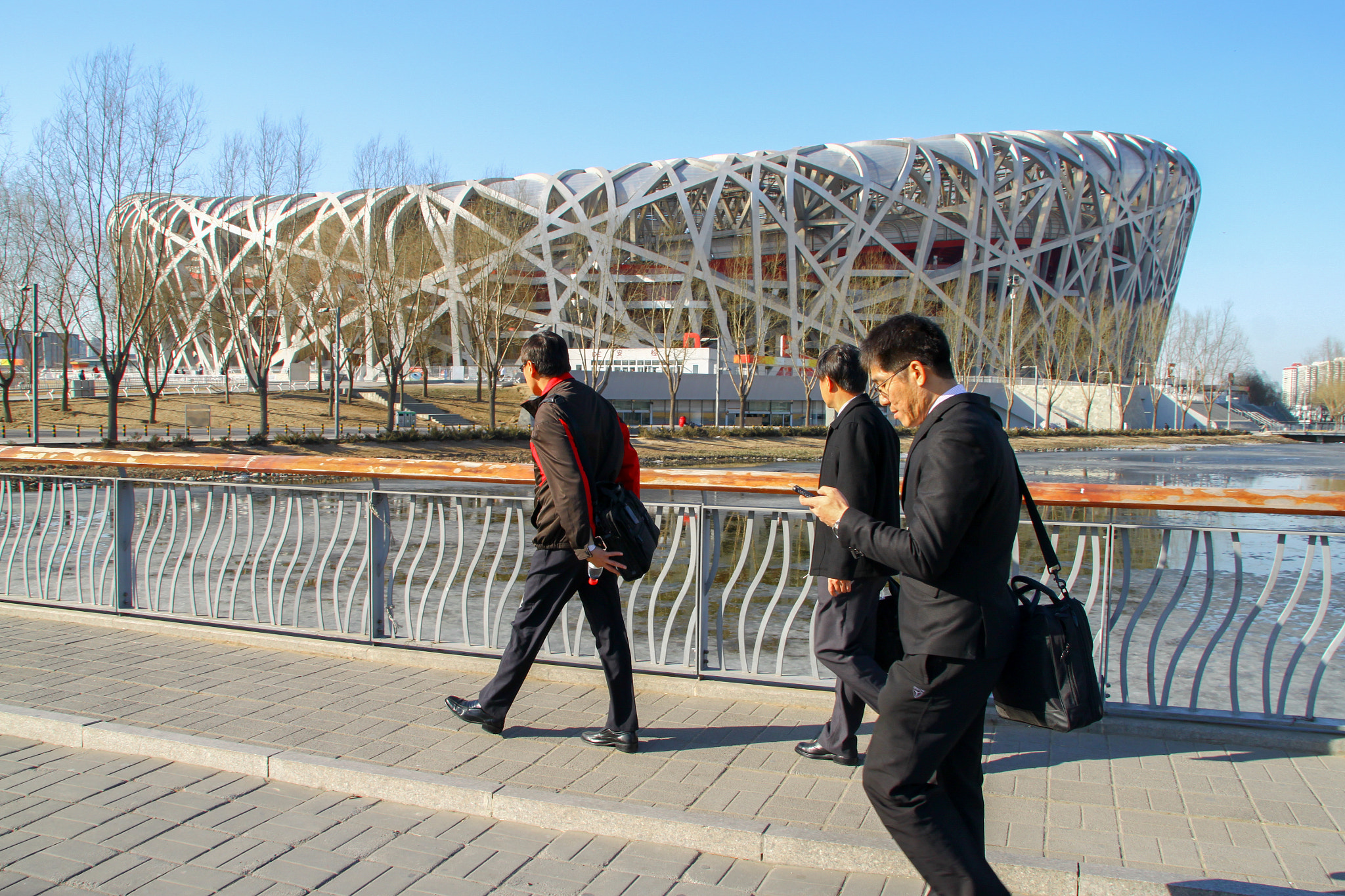 Canon EOS 500D (EOS Rebel T1i / EOS Kiss X3) sample photo. Beijing national stadium photography