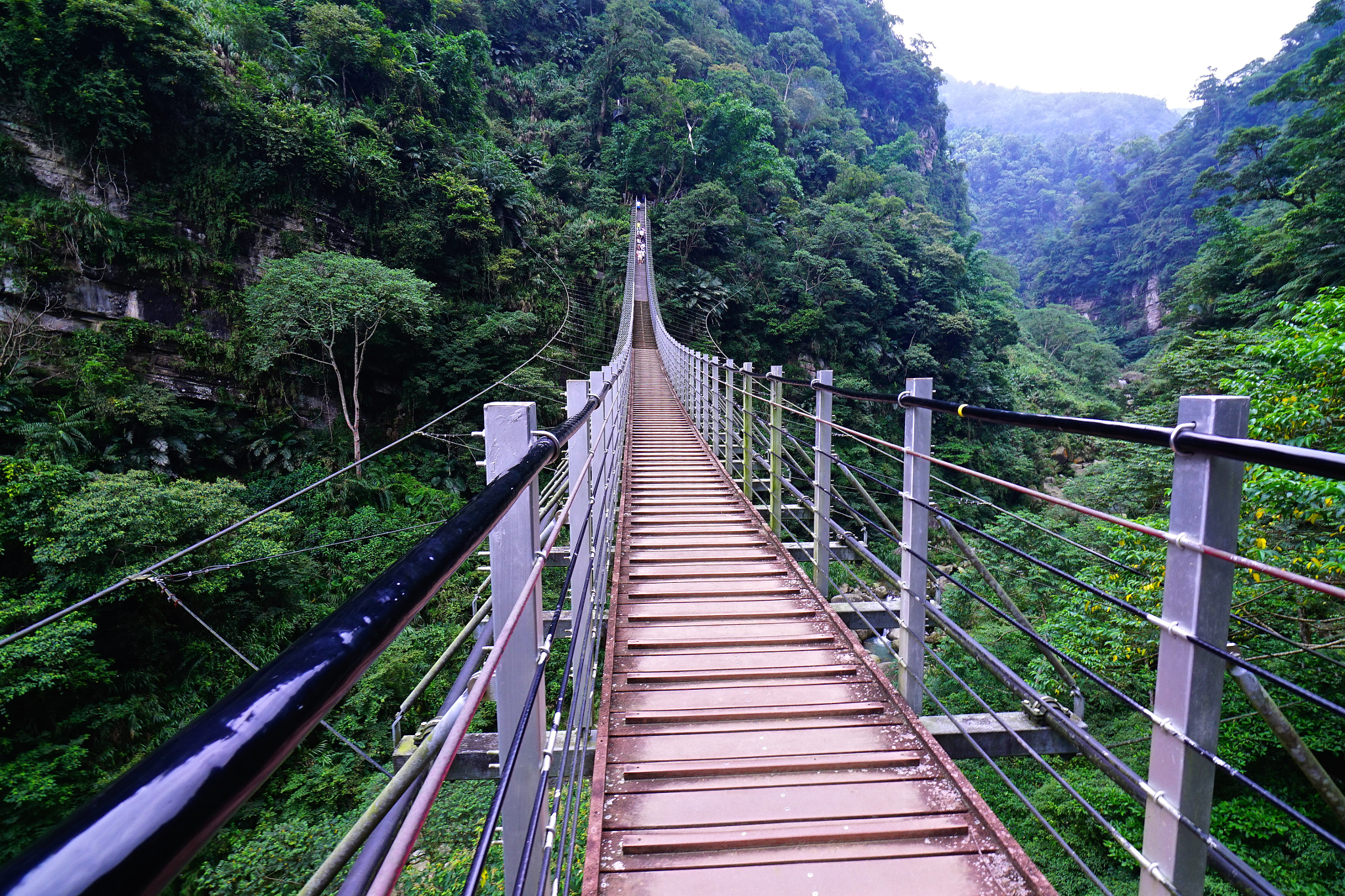 Sony a7R + Sony E 10-18mm F4 OSS sample photo. Nantou sky bridge photography