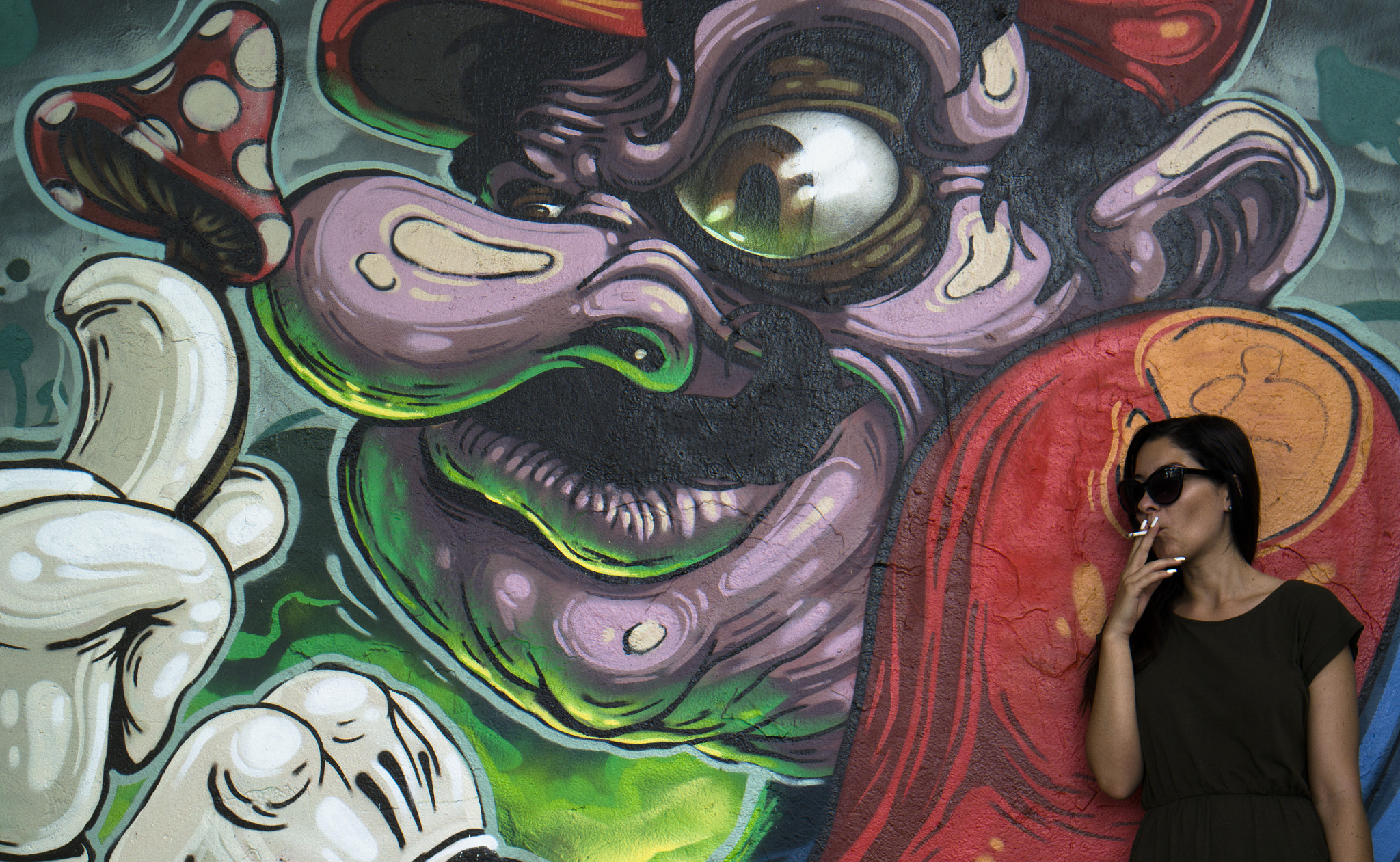 Samsung NX 20-50mm F3.5-5.6 ED sample photo. Graffiti photography