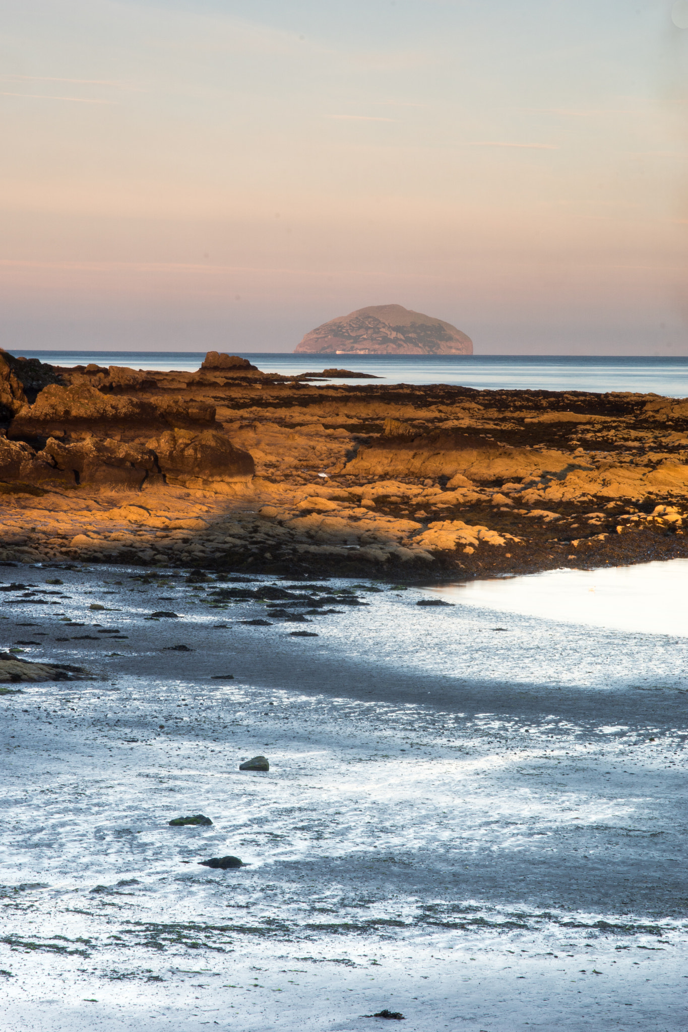 Sony ILCA-77M2 + Sigma 17-70mm F2.8-4.5 (D) sample photo. Fisrt light hits ailsa craig photography