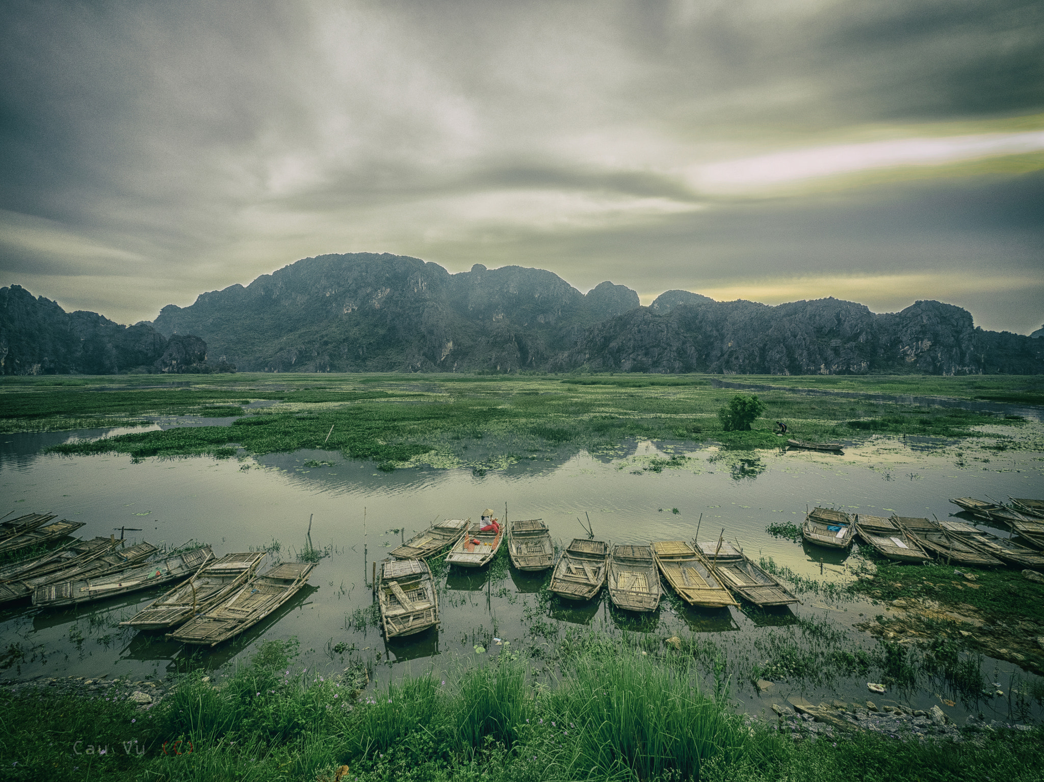 Olympus OM-D E-M5 II sample photo. Van long - ninh binh photography