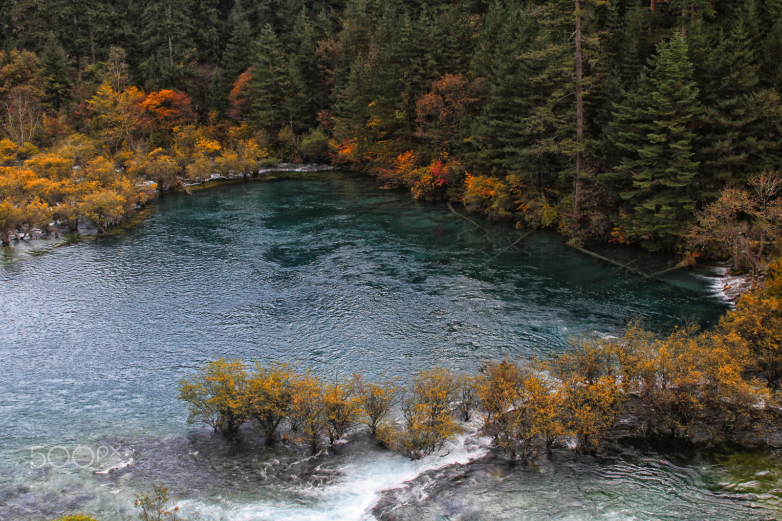 Canon EOS 60D + EF28-70mm f/2.8L USM sample photo. Shu zheng lakes - jiuzhaigou, china photography