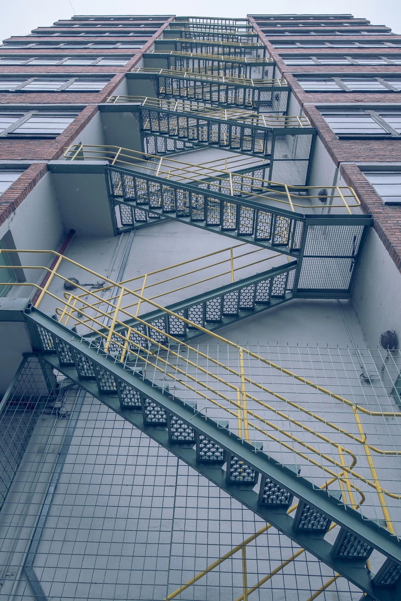 Fujifilm XF 10-24mm F4 R OIS sample photo. Industrial staircase photography