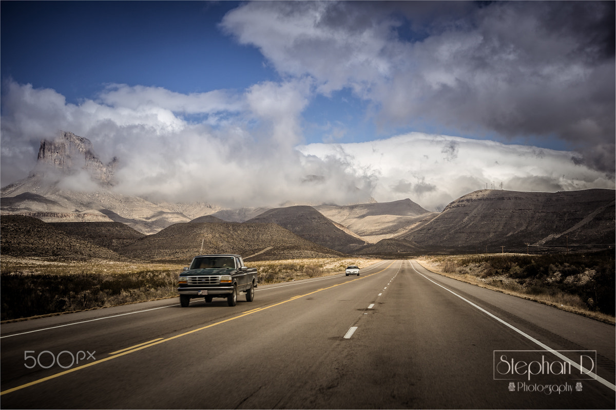 Sony SLT-A55 (SLT-A55V) sample photo. Texas highway no.62 photography