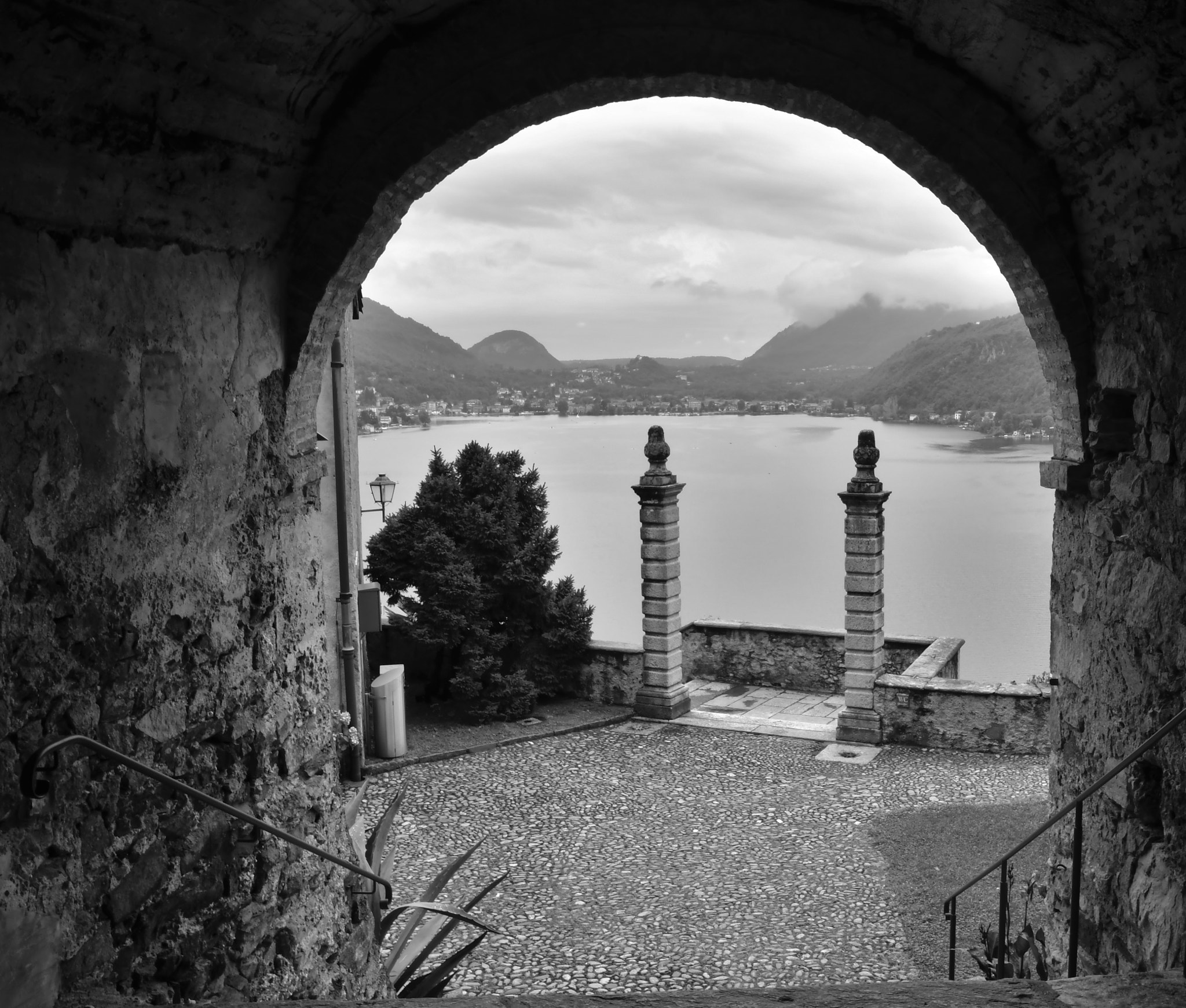 Nikon D500 sample photo. Lac de lugano (morcote) photography