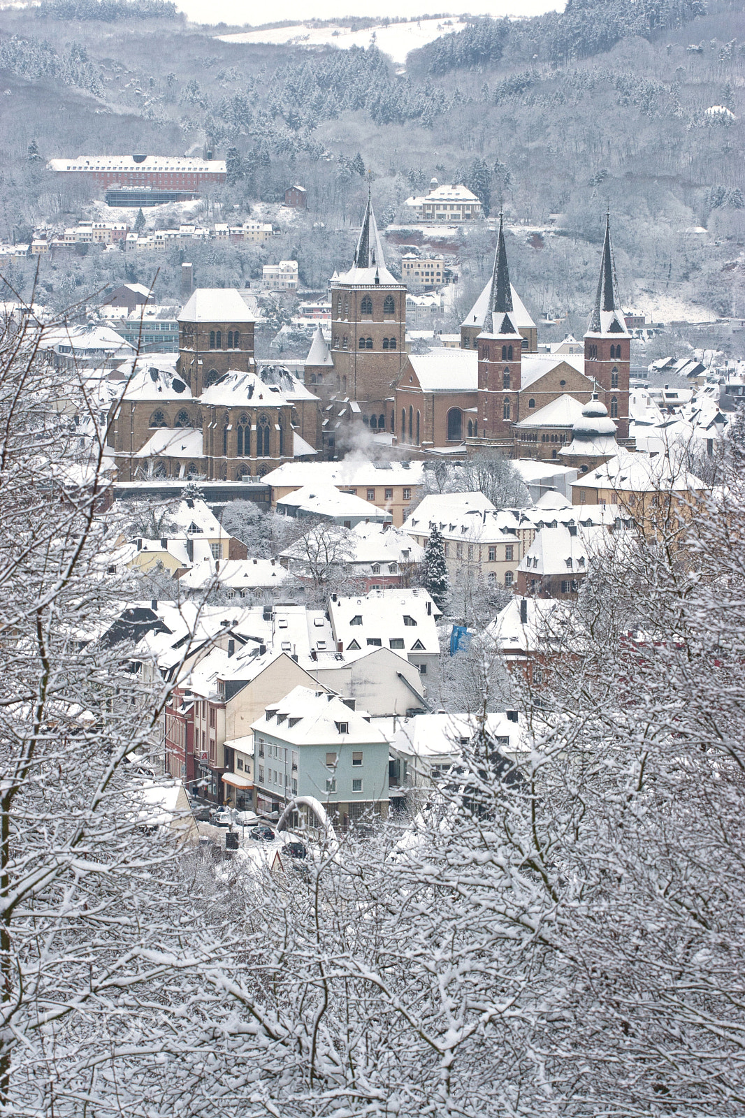 Canon EOS 30D + Canon EF 70-200mm F4L USM sample photo. Trier in snow photography