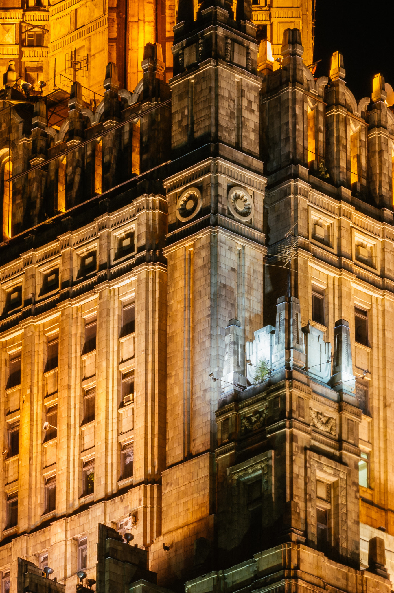 Sigma 70-200mm F2.8 EX DG OS HSM sample photo. Foreign affairs building in moscow photography