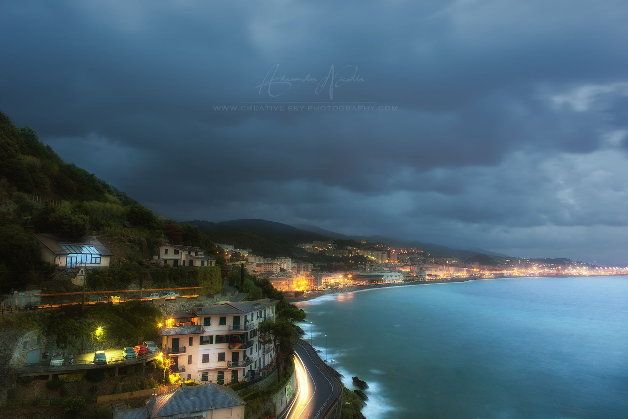Samyang 12mm F2.8 ED AS NCS Fisheye sample photo. Genova before the storm photography