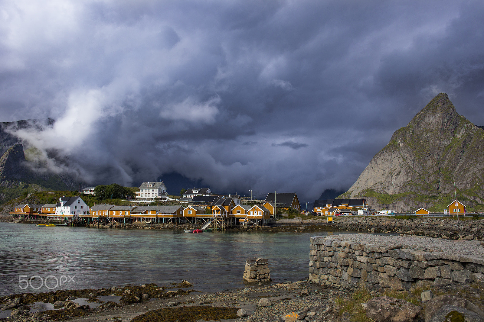 Canon EOS 6D + Canon EF 28mm F2.8 IS USM sample photo. Fog in lofoten photography