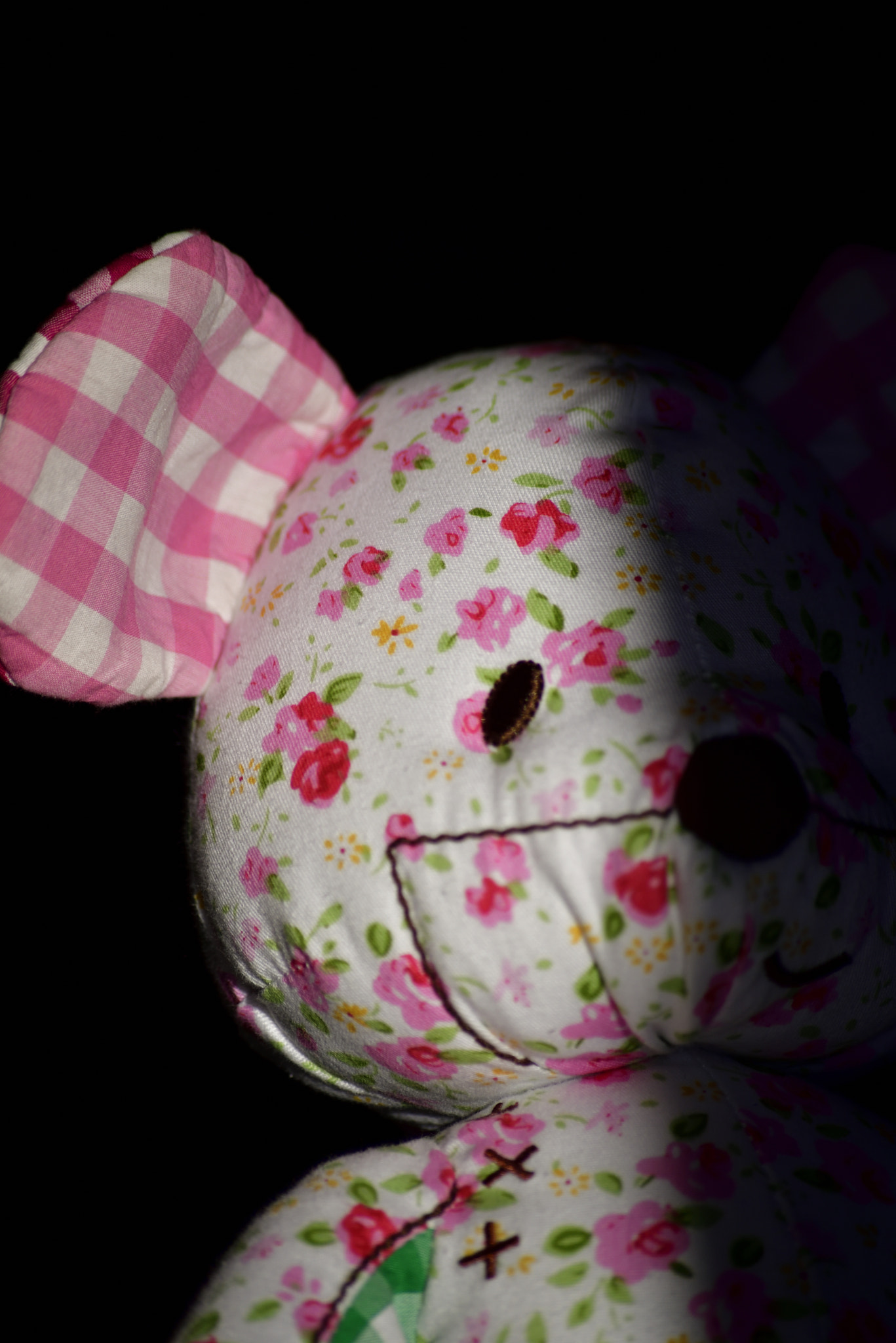 Sigma 70-300mm F4-5.6 APO Macro Super II sample photo. Toy portrait flowery bear photography