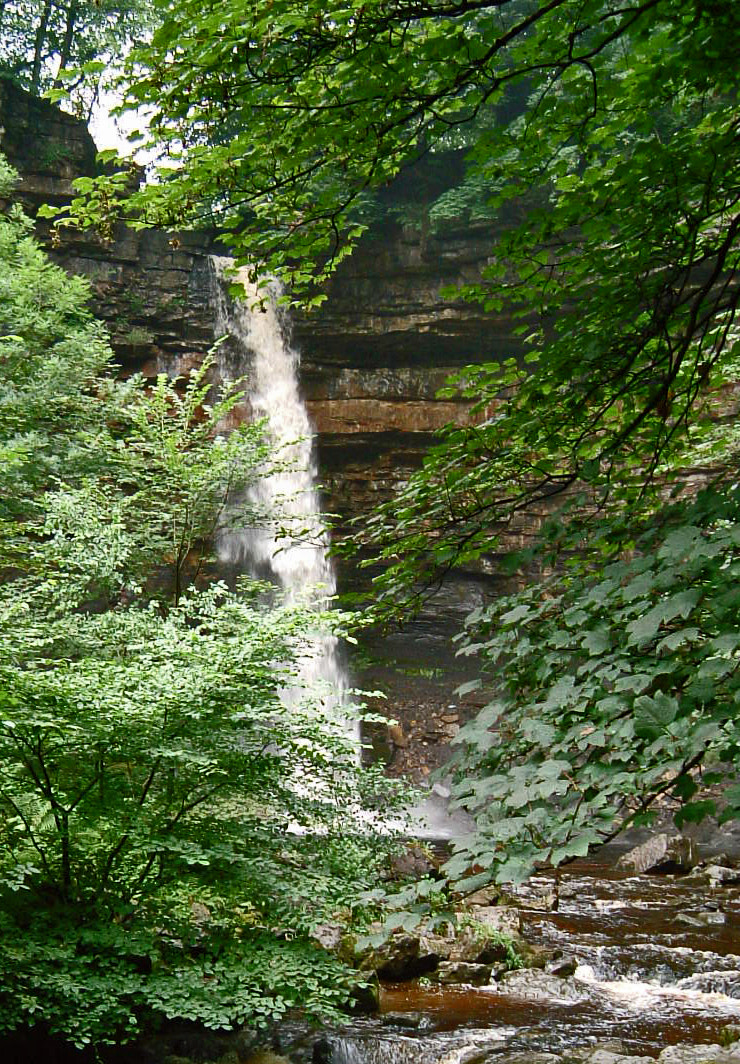 Fujifilm FinePix F401 sample photo. Waterfall in n.yorkshire photography