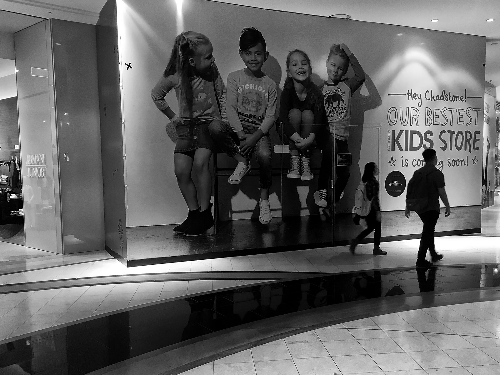 Apple iPhone8,1 sample photo. Kids store photography