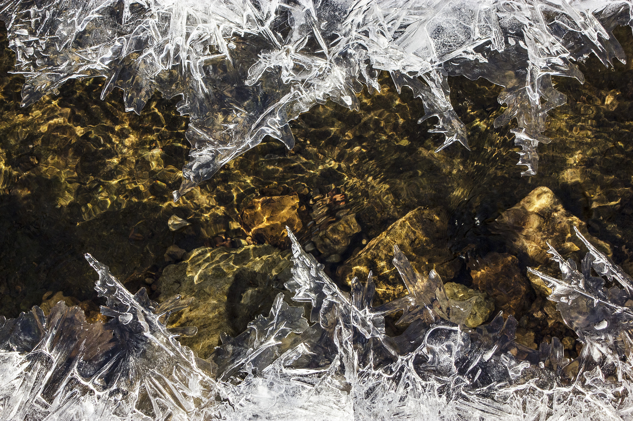 Canon EF 35-80mm f/4-5.6 sample photo. Icy creek photography