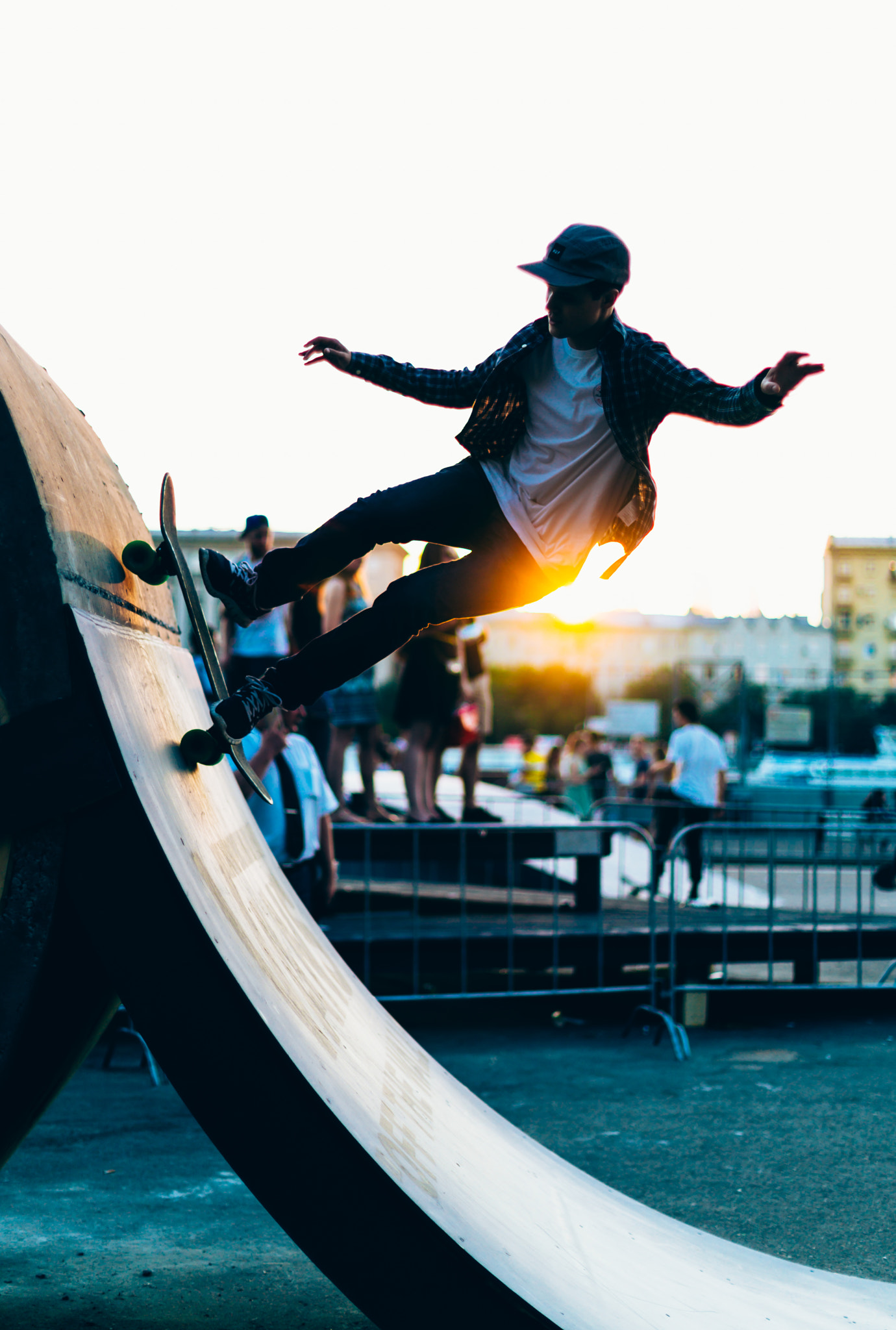 Sony a7R II + Sony 50mm F1.4 sample photo. Skating photography