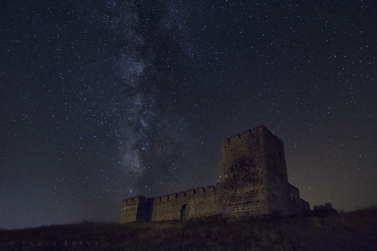 Tokina AT-X Pro 12-24mm F4 (IF) DX sample photo. Castle beneath a starry sky photography