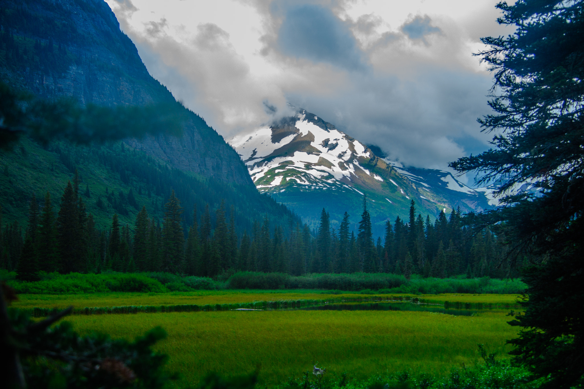 Canon EF-S 17-85mm F4-5.6 IS USM sample photo. Jackson glacier photography