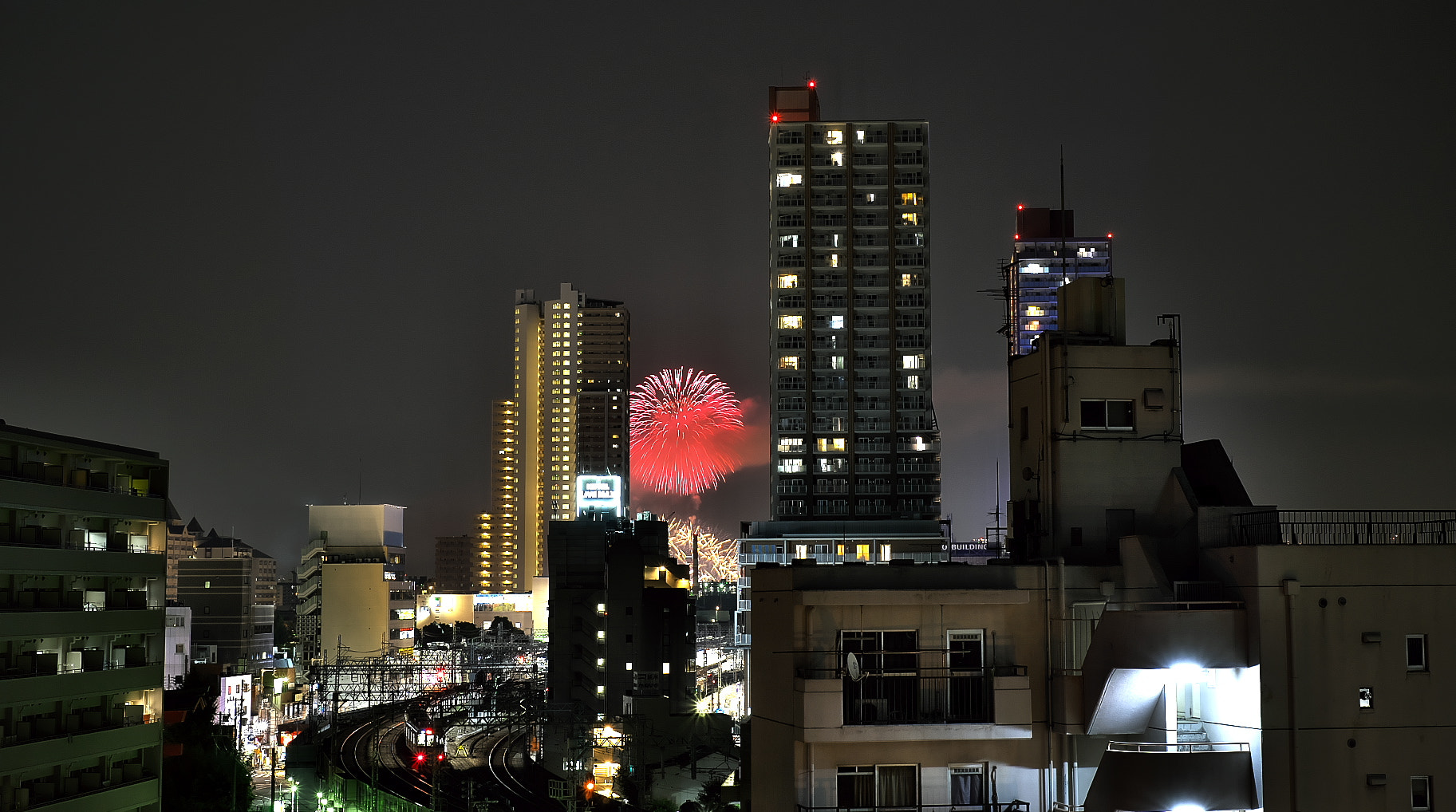 Fujifilm X-A1 sample photo. Fireworks photography