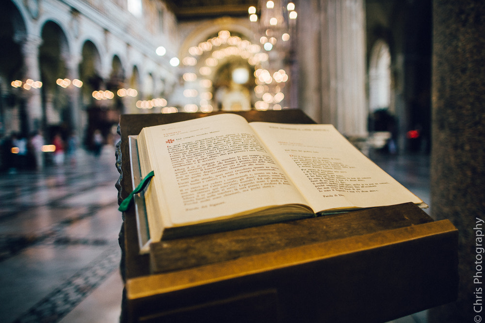 Canon EOS 5D + Canon EF 24mm F1.4L II USM sample photo. Old bible photography