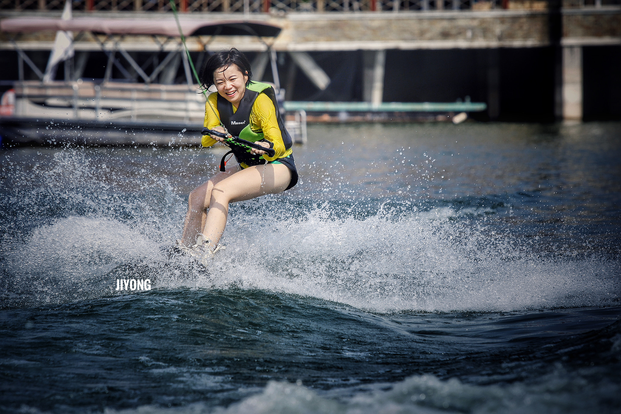 Canon EF 70-200mm F2.8L IS USM sample photo. Wakeboard photography