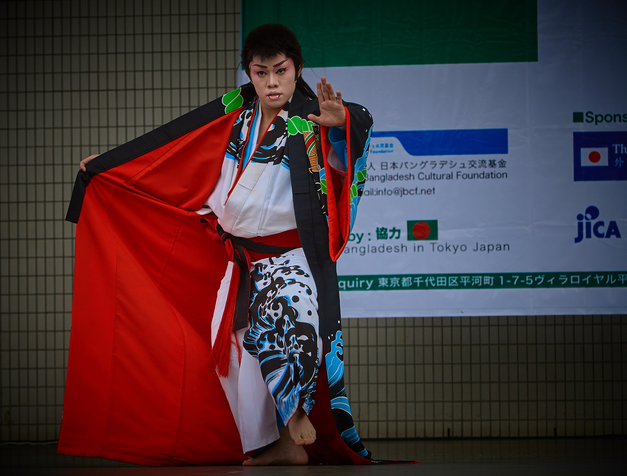Canon EOS 30D sample photo. Traditional japanese dance performance photography