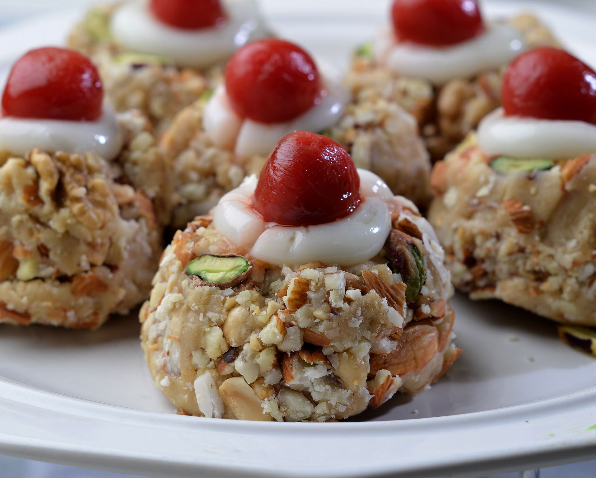 Nikon D800 + Manual Lens No CPU sample photo. Almond balls with pistachio photography